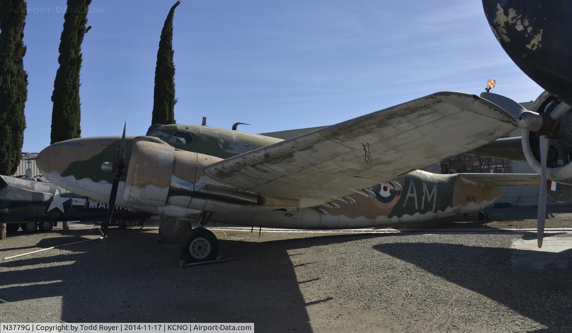 N3779G, Lockheed 18-56 Lodestar C/N 2201, On display at the Planes of Fame Chino location