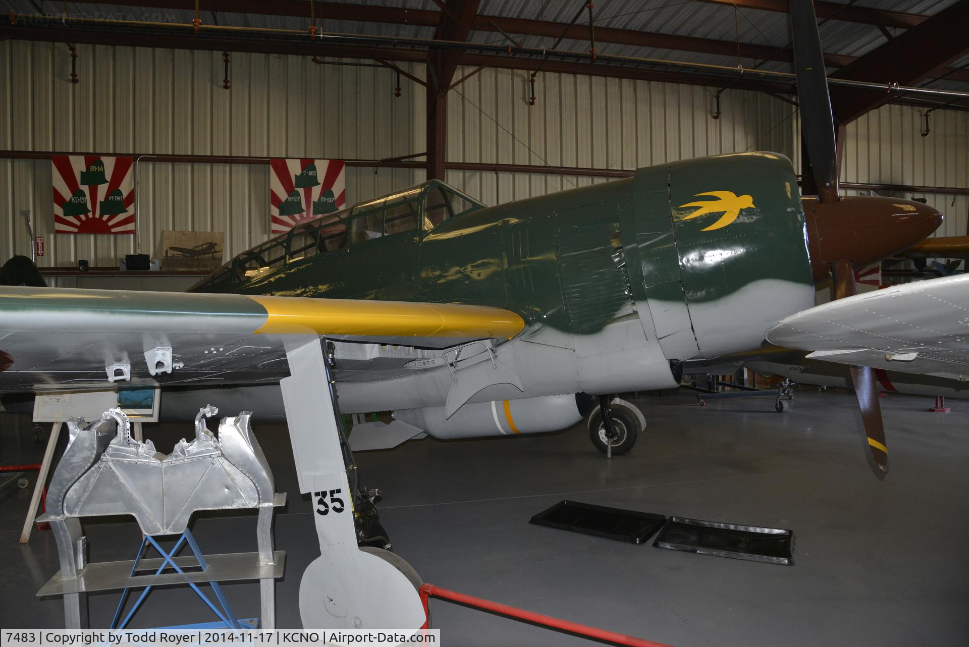 7483, Yokosuka D4Y-1 Suisei C/N Not found 7843, On display at the Planes of Fame Chino location