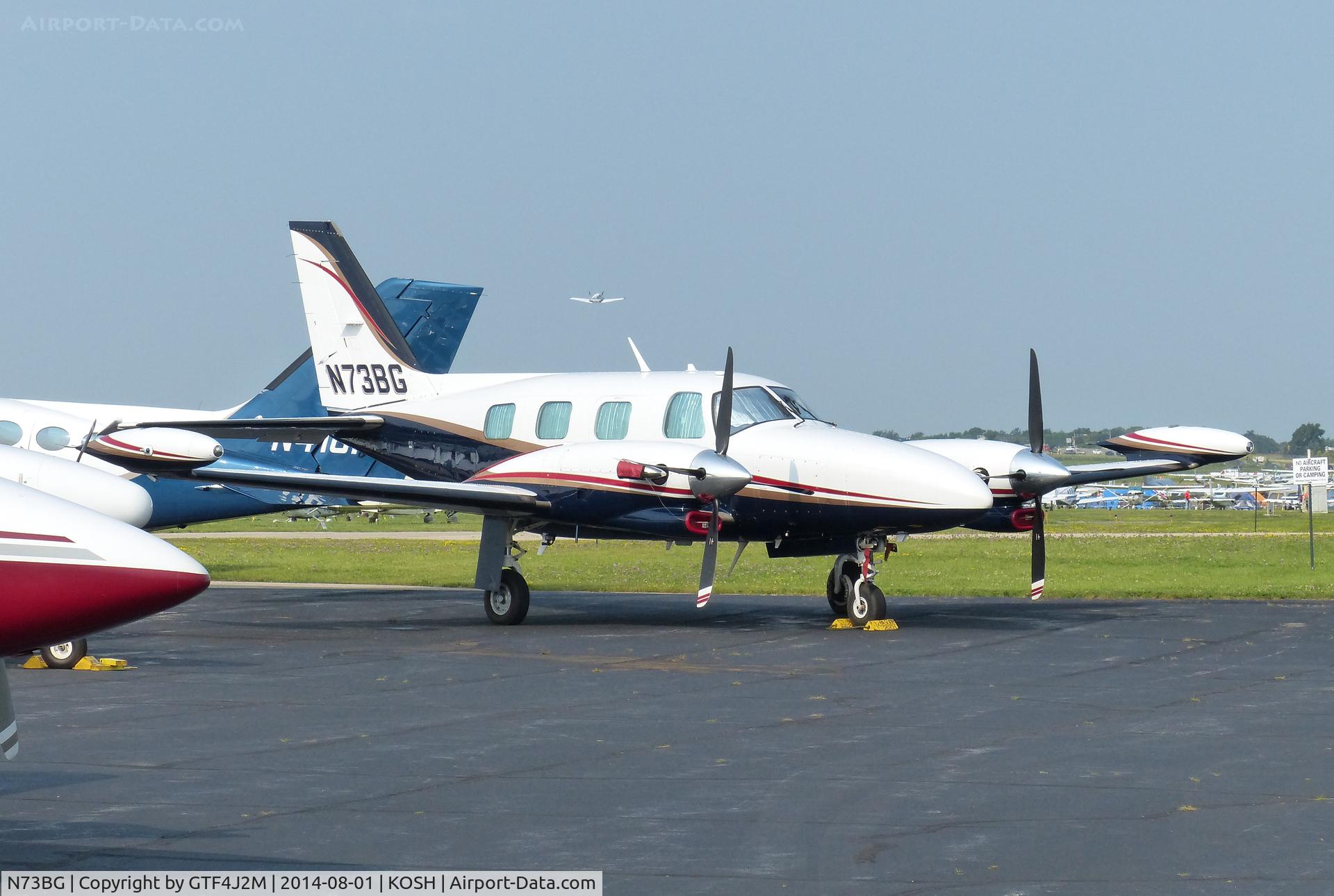 N73BG, Piper PA-31T1 C/N 31T-8004027, N73BG  at Oshkosh 1.8.14