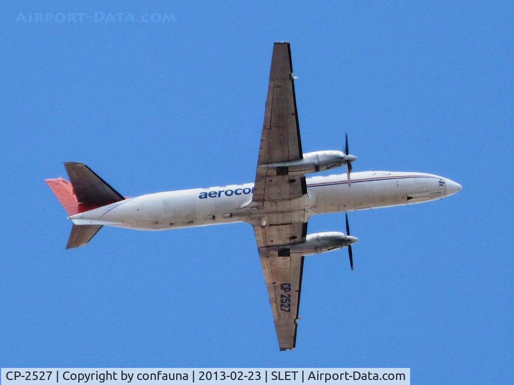 CP-2527, 1993 Fairchild SA-227DC Metro 23 C/N DC-824B, Aercon leaving El Trompillo