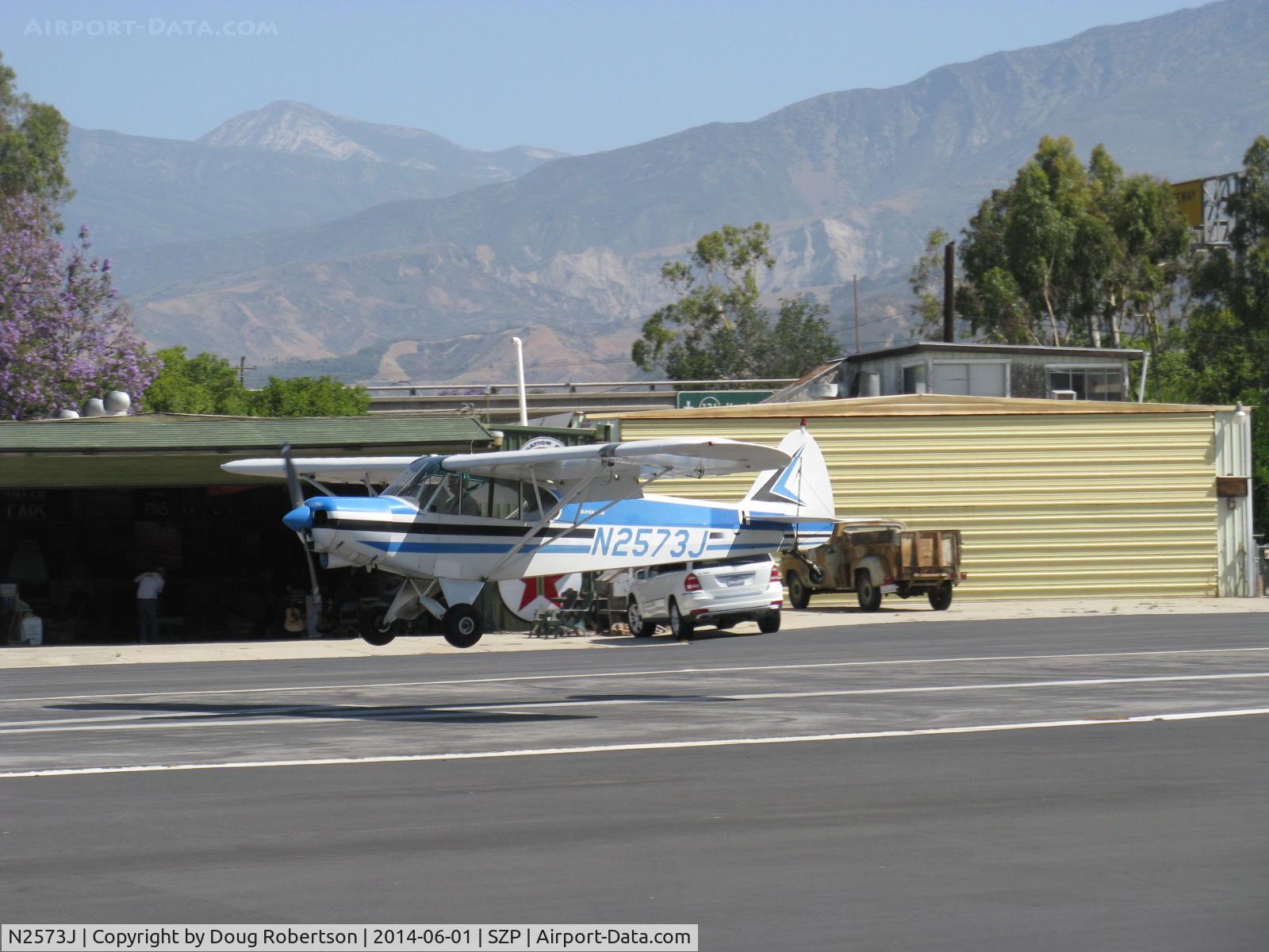 N2573J, 1979 Piper PA-18-150 Super Cub C/N 18-7909132, 1979 Piper PA-18-150 SUPER CUB, Lycoming O-320 150 Hp, landing Rwy 22