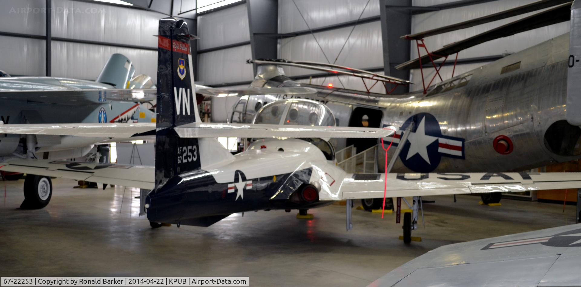 67-22253, 1967 Cessna T-37B Tweety Bird C/N 41062, Weisbrod Aviation Museum