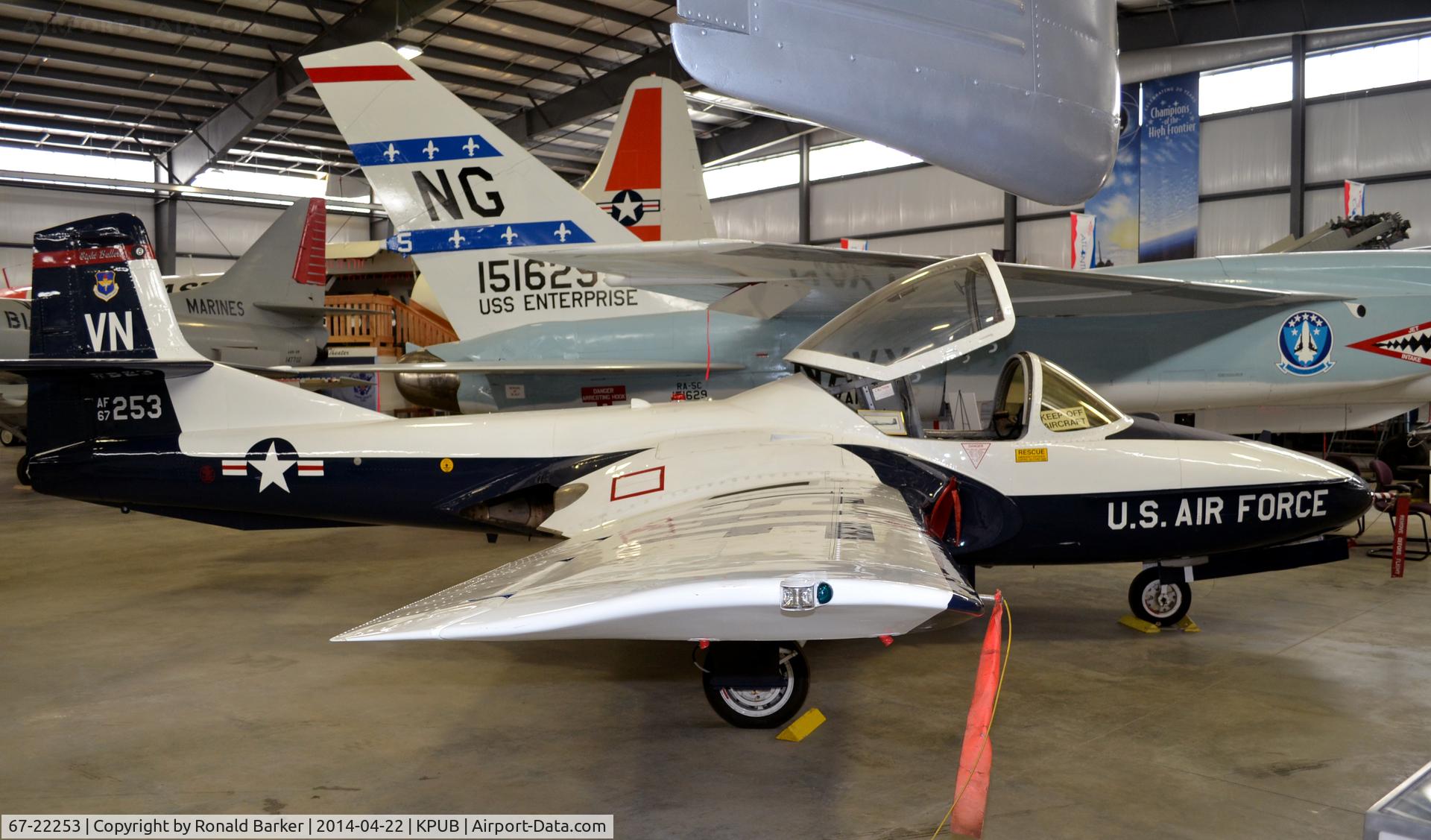 67-22253, 1967 Cessna T-37B Tweety Bird C/N 41062, Weisbrod Aviation Museum