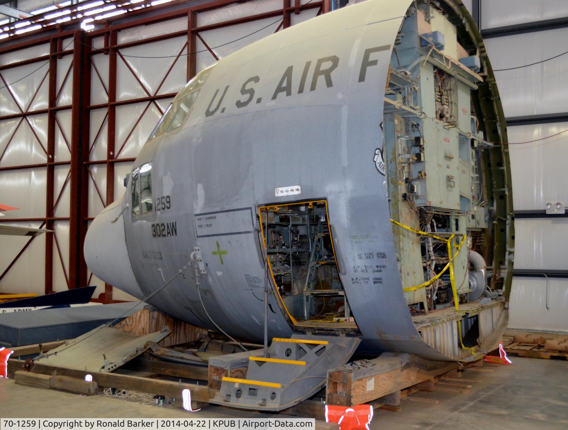 70-1259, 1970 Lockheed C-130E Hercules C/N 382-4404, Weisbrod Aviation Museum