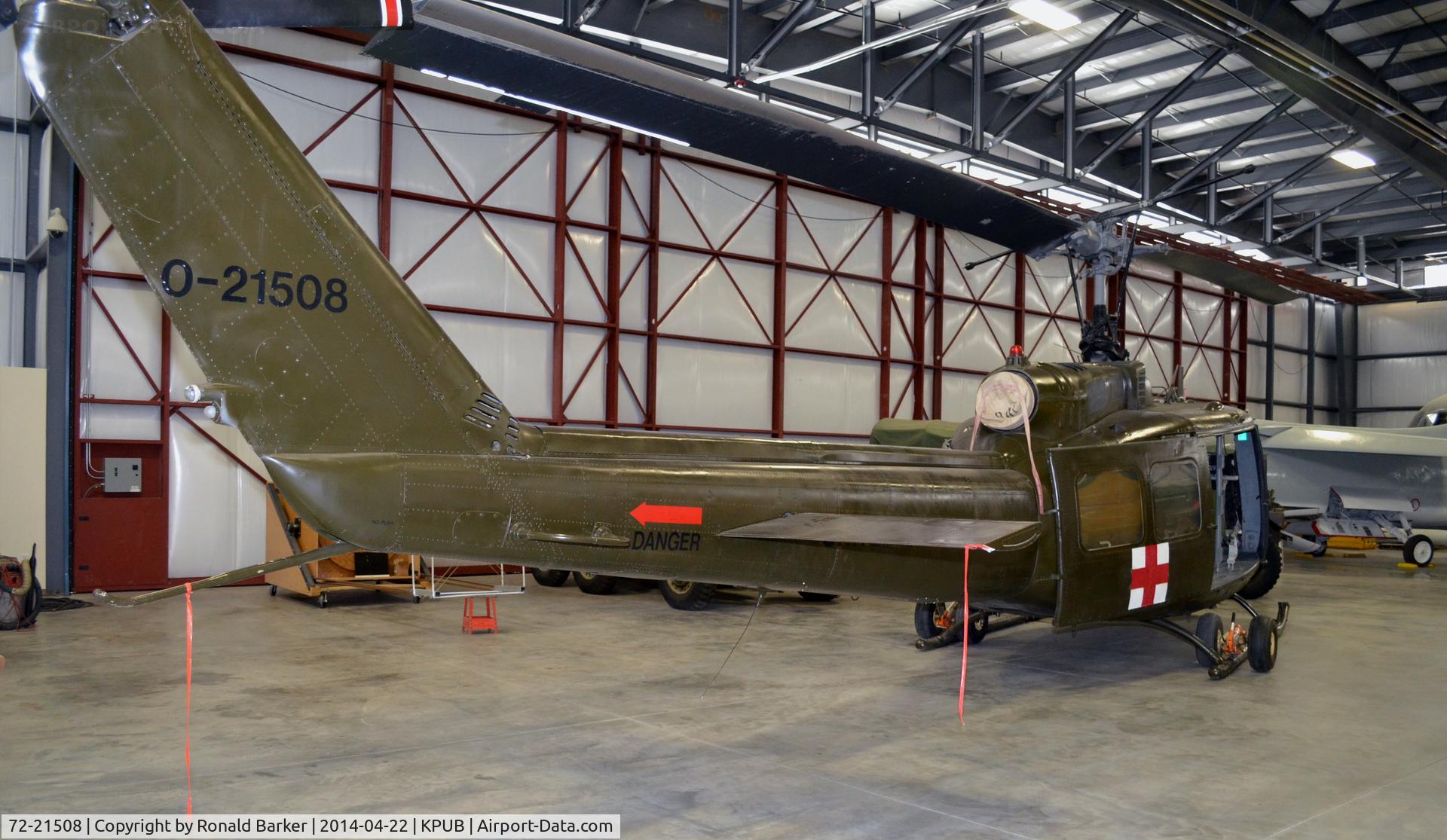 72-21508, 1972 Bell UH-1H Iroquois C/N 13207, Weisbrod Aviation Museum
