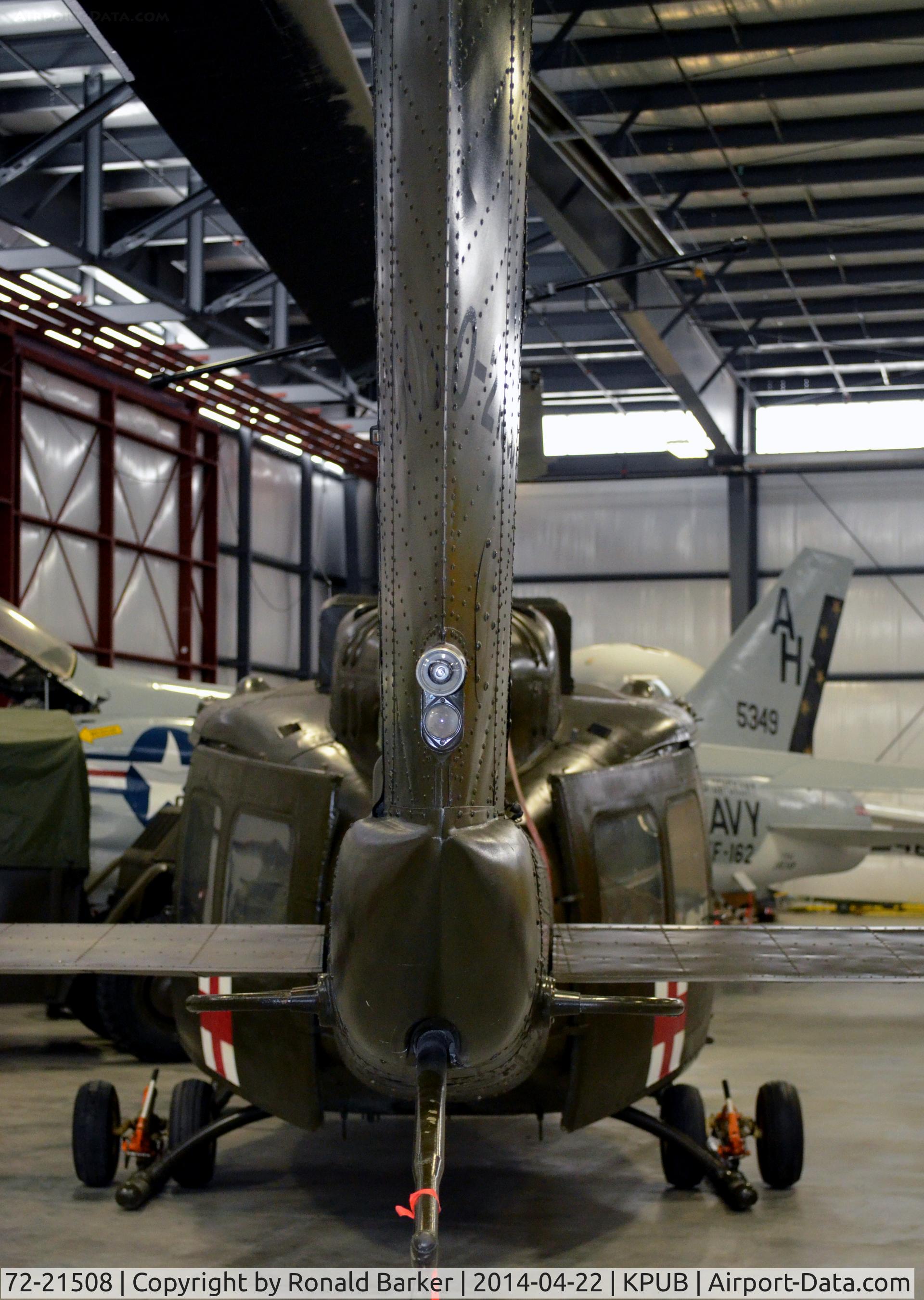72-21508, 1972 Bell UH-1H Iroquois C/N 13207, Weisbrod Aviation Museum