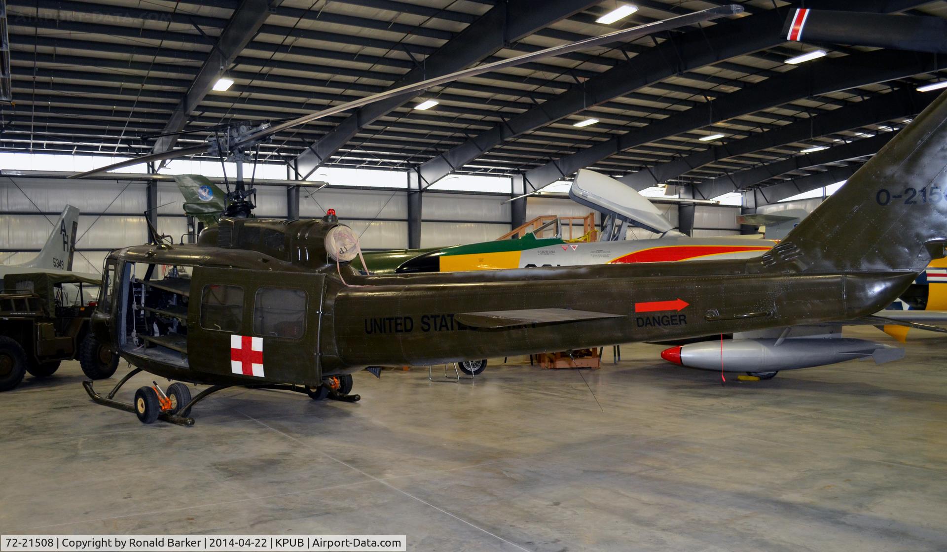 72-21508, 1972 Bell UH-1H Iroquois C/N 13207, Weisbrod Aviation Museum