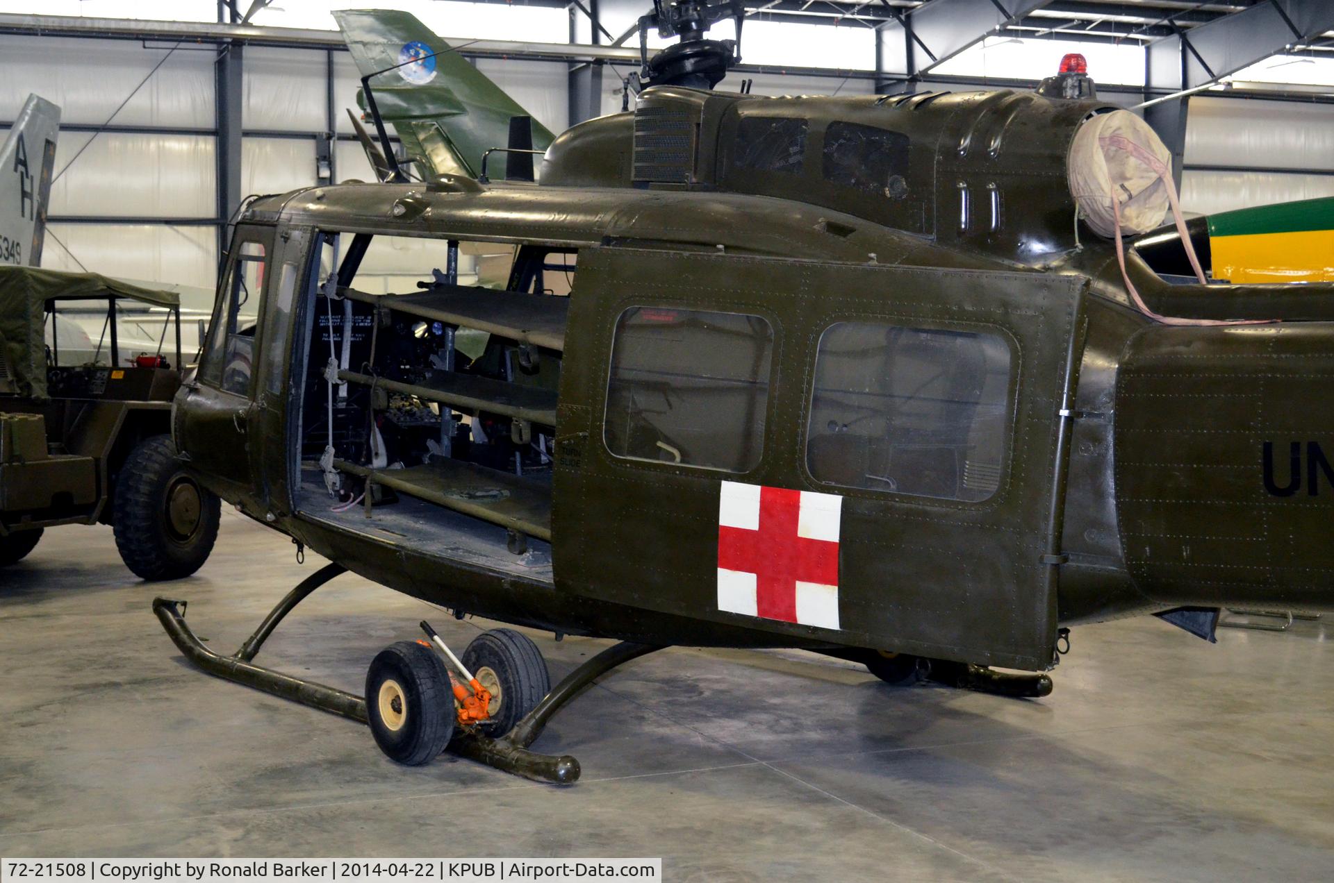 72-21508, 1972 Bell UH-1H Iroquois C/N 13207, Weisbrod Aviation Museum