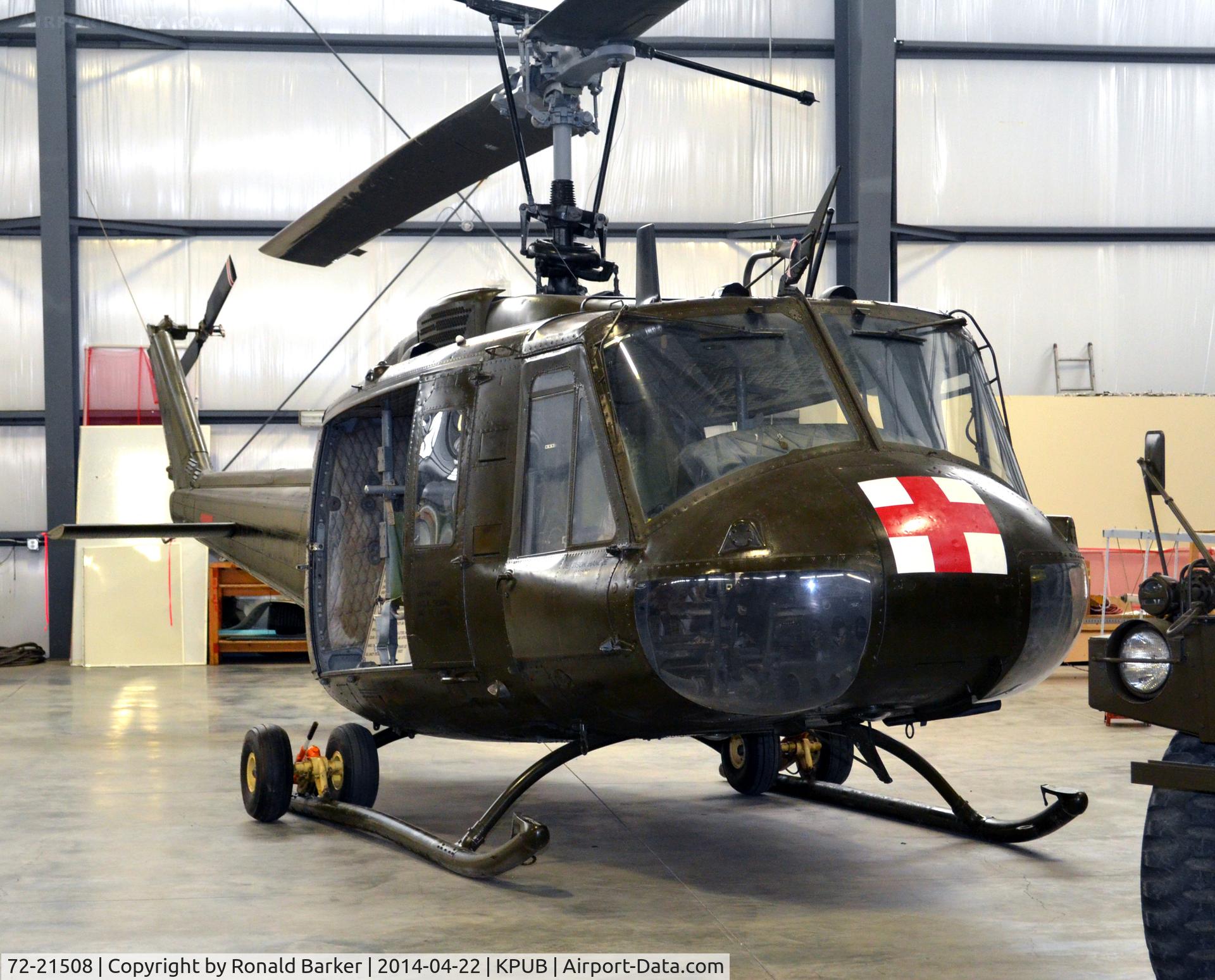 72-21508, 1972 Bell UH-1H Iroquois C/N 13207, Weisbrod Aviation Museum