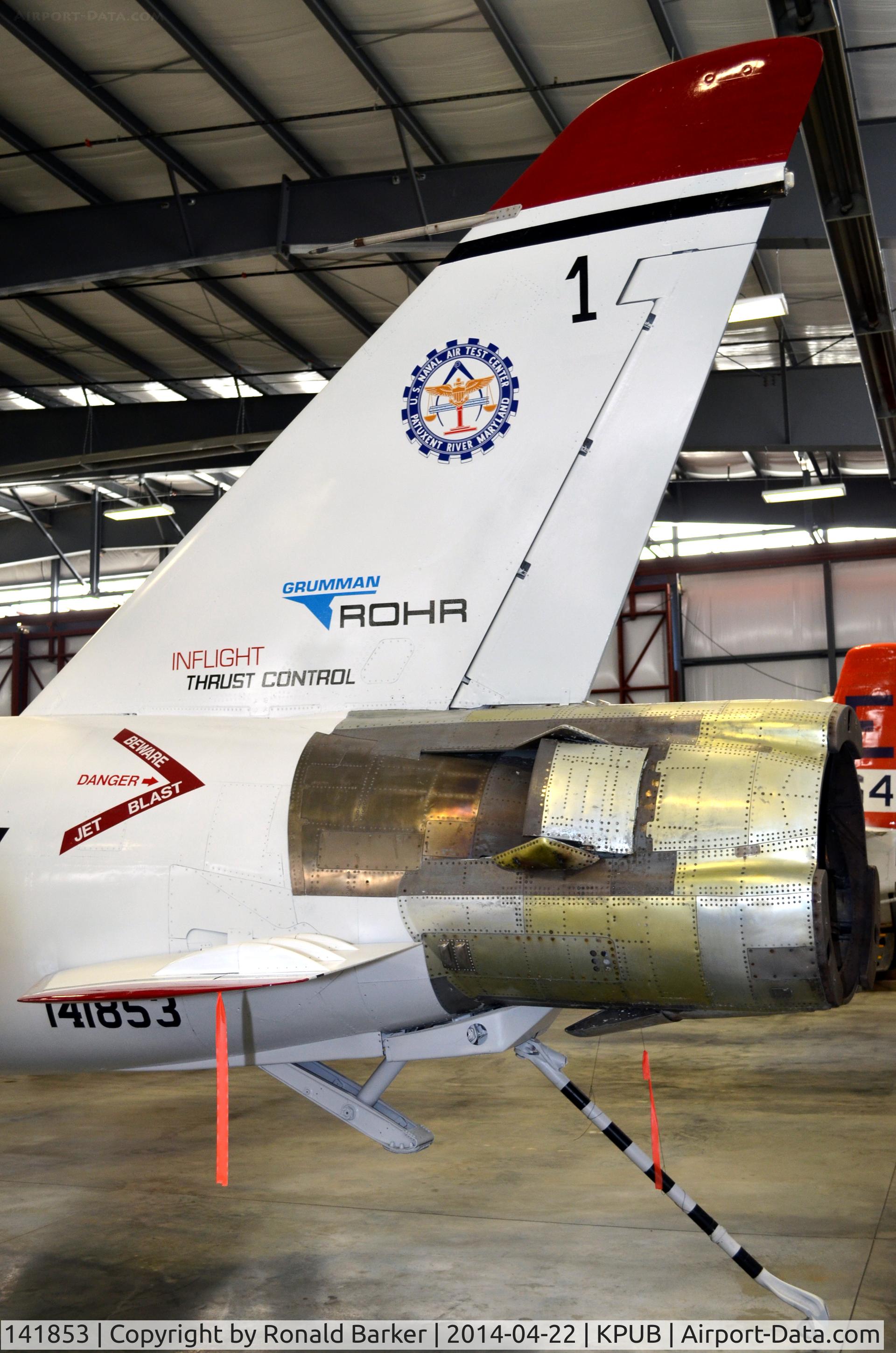 141853, Grumman F11F-1 Tiger C/N 170, Special exhaust nozzel Weisbrod Aviation Museum