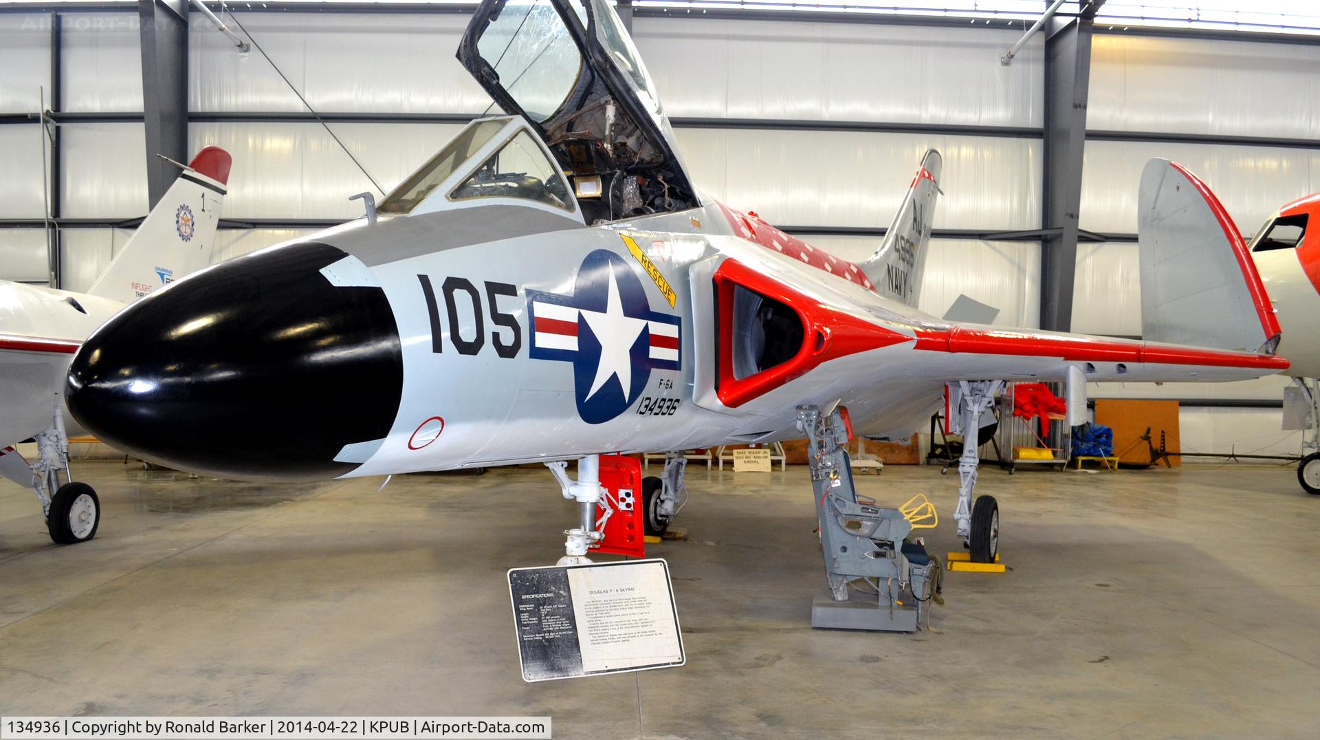 134936, Douglas F-6A Skyray C/N 10530, Weisbrod Aviation Museum