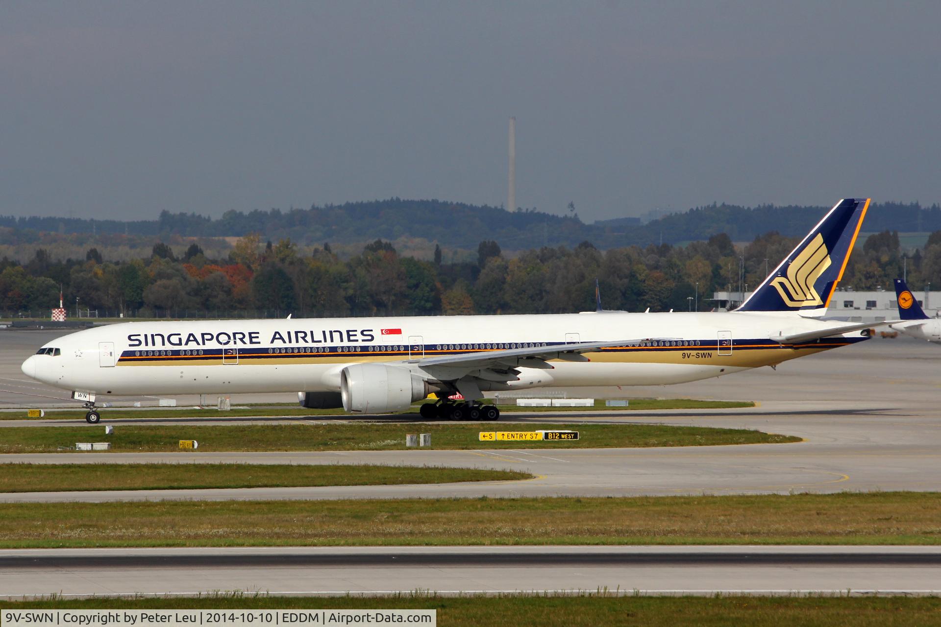 9V-SWN, 2008 Boeing 777-312/ER C/N 34579, Taxiing to rwy.