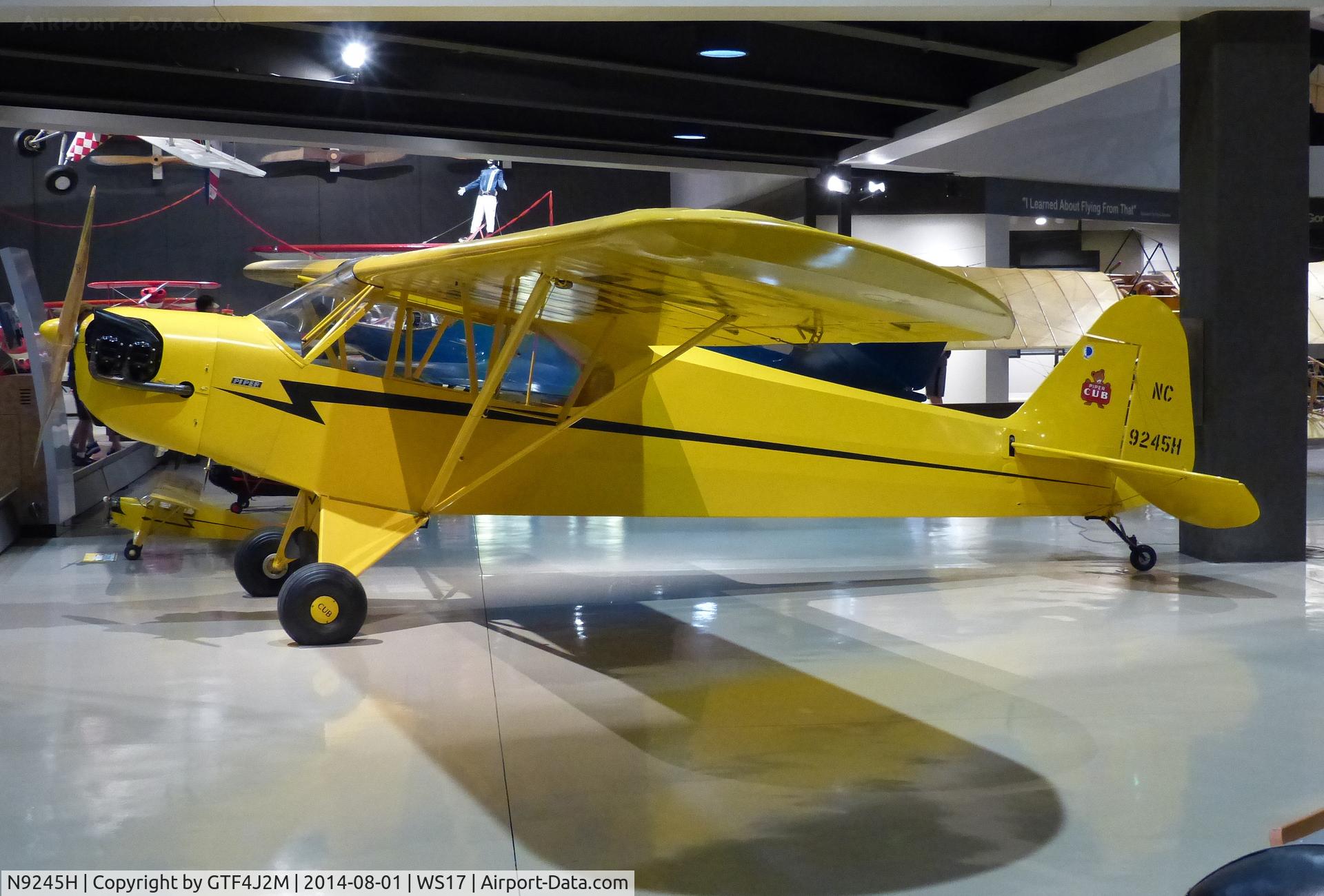 N9245H, 1944 Piper L-4H Grasshopper (J3C-65D) C/N 12113, N9245H  at EAA AirVenture Museum 1.8.14