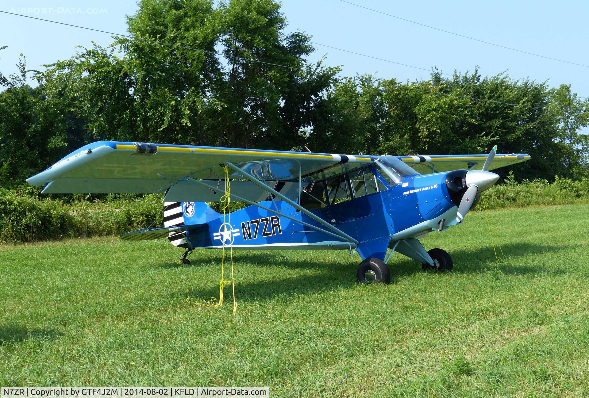 N7ZR, 2008 Aviat A-1C-180 Husky C/N 3040, N7ZR  at Fond du Lac 2.8.14