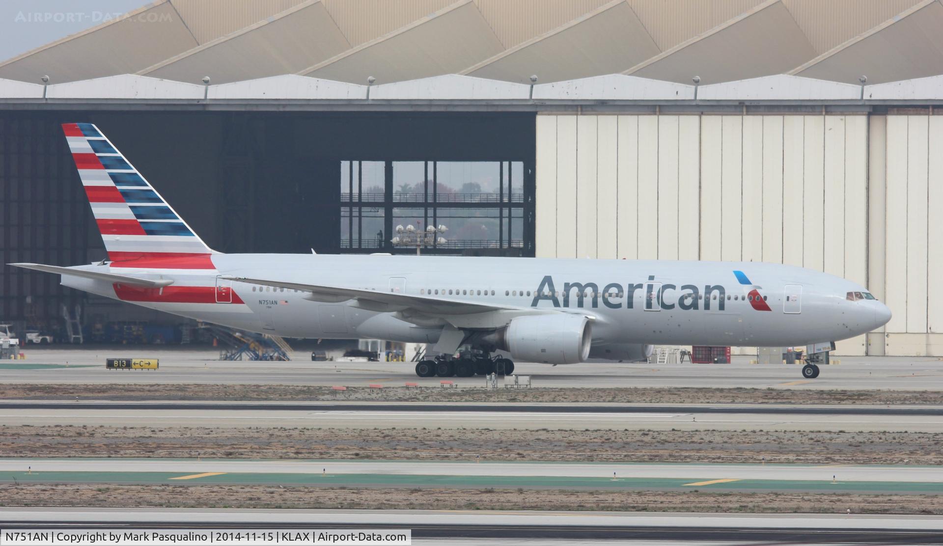 N751AN, 2001 Boeing 777-223 C/N 30798, Boeing 777-200