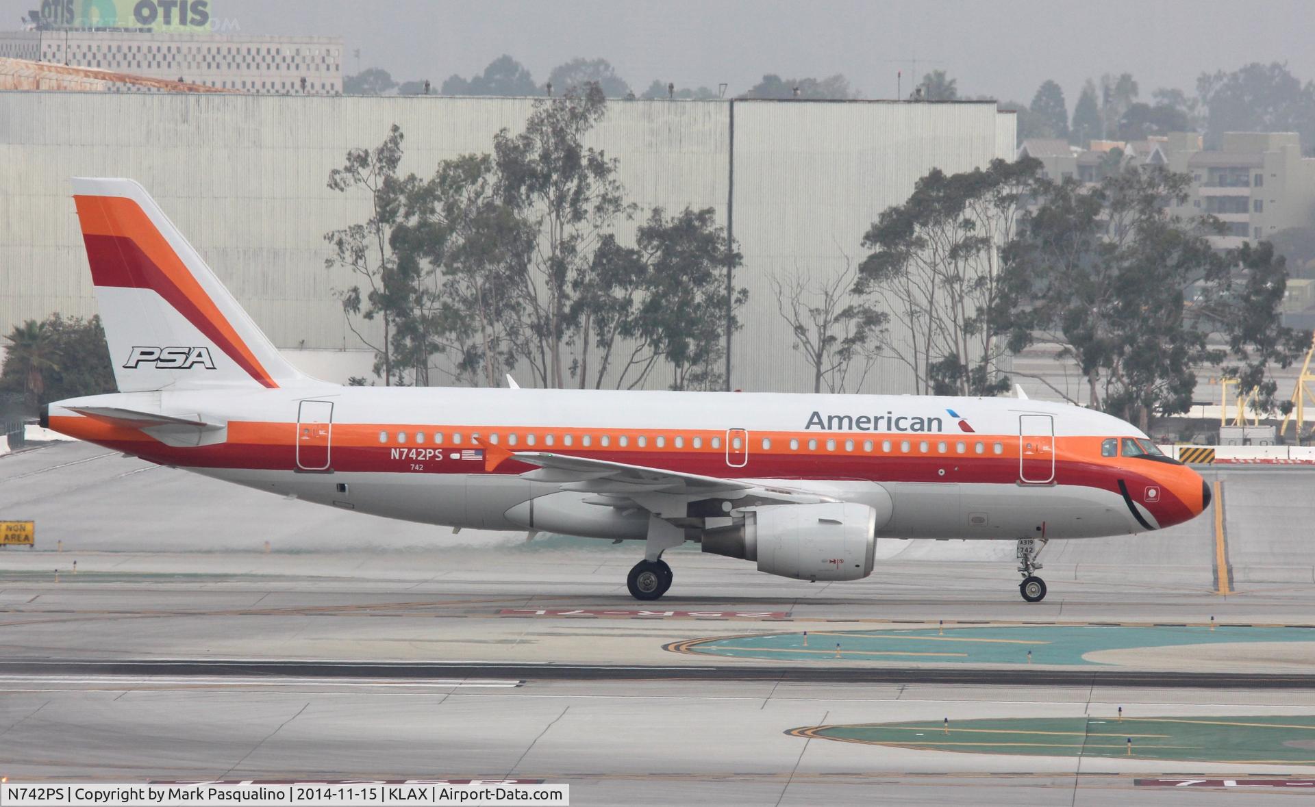N742PS, 2000 Airbus A319-112 C/N 1275, Airbus A319