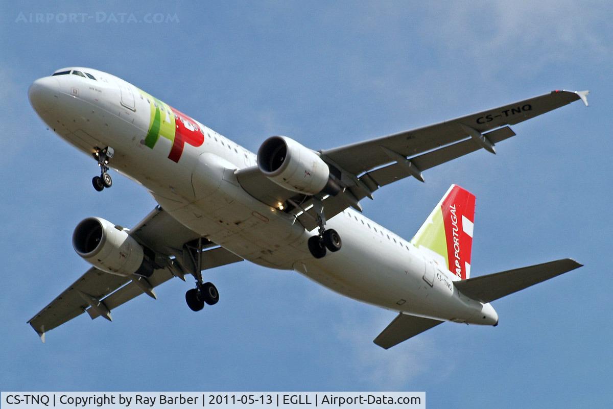 CS-TNQ, 2009 Airbus A320-214 C/N 3769, Airbus A320-214 [3769] (TAP Portugal) Home~G 13/05/2011. On approach 27R.