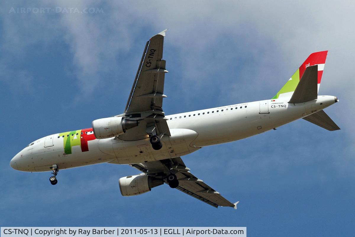 CS-TNQ, 2009 Airbus A320-214 C/N 3769, Airbus A320-214 [3769] (TAP Portugal) Home~G 13/05/2011. On approach 27R.