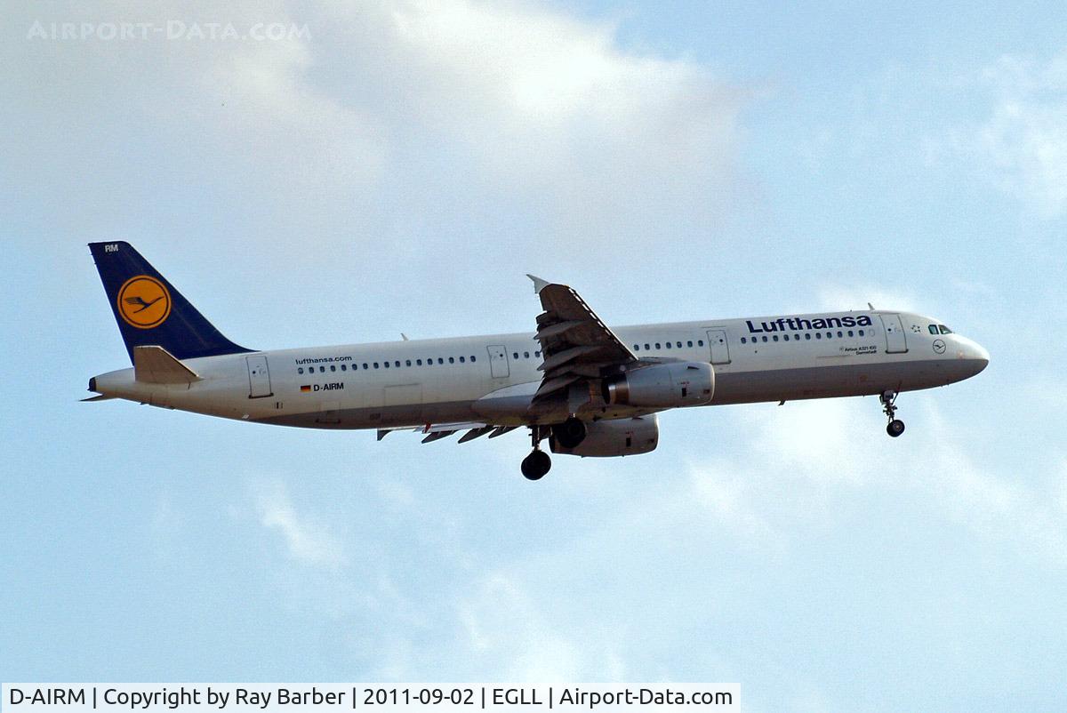 D-AIRM, 1994 Airbus A321-131 C/N 0518, Airbus A321-131 [0518] (Lufthansa) Home~G 02/09/2011