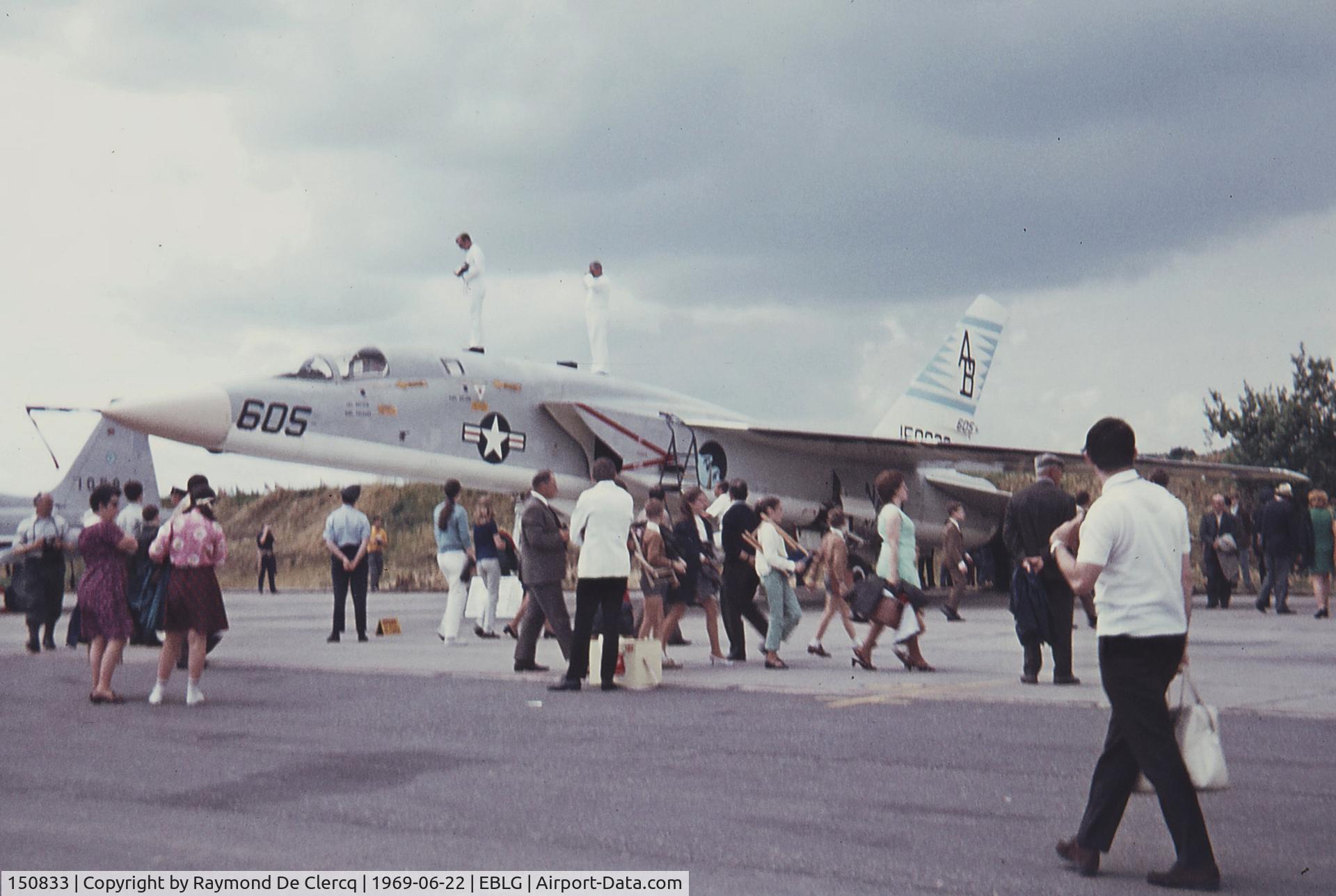 150833, North American RA-5C Vigilante C/N NA279-11, BAF Liège airshow 1969.
