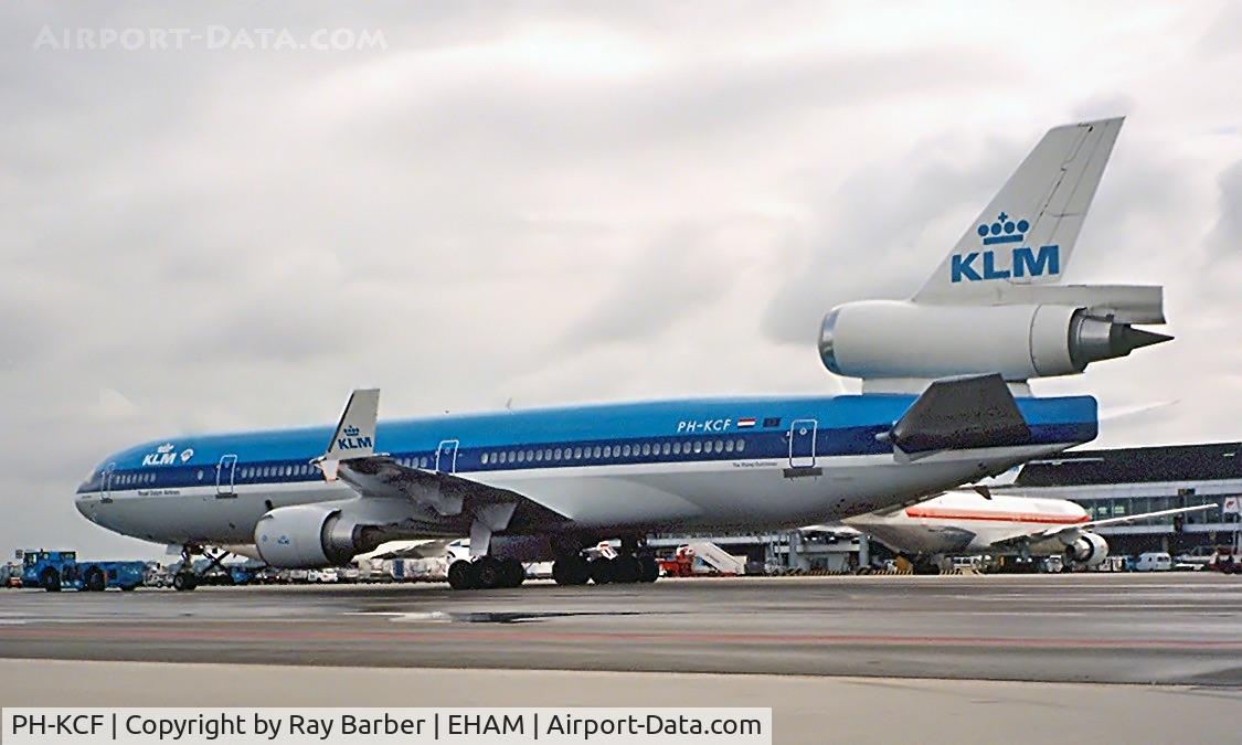 PH-KCF, 1994 McDonnell Douglas MD-11 C/N 48560, McDonnell Douglas MD-11 [48560] (KLM Royal Dutch Airlines) Amsterdam-Schiphol~PH 30/08/1996