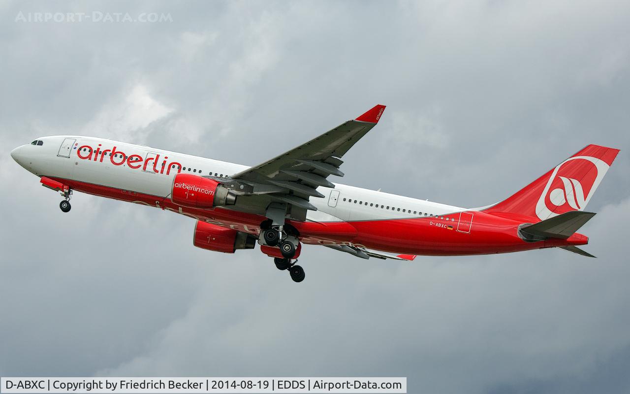D-ABXC, 2005 Airbus A330-223 C/N 665, departure from Stuttgart