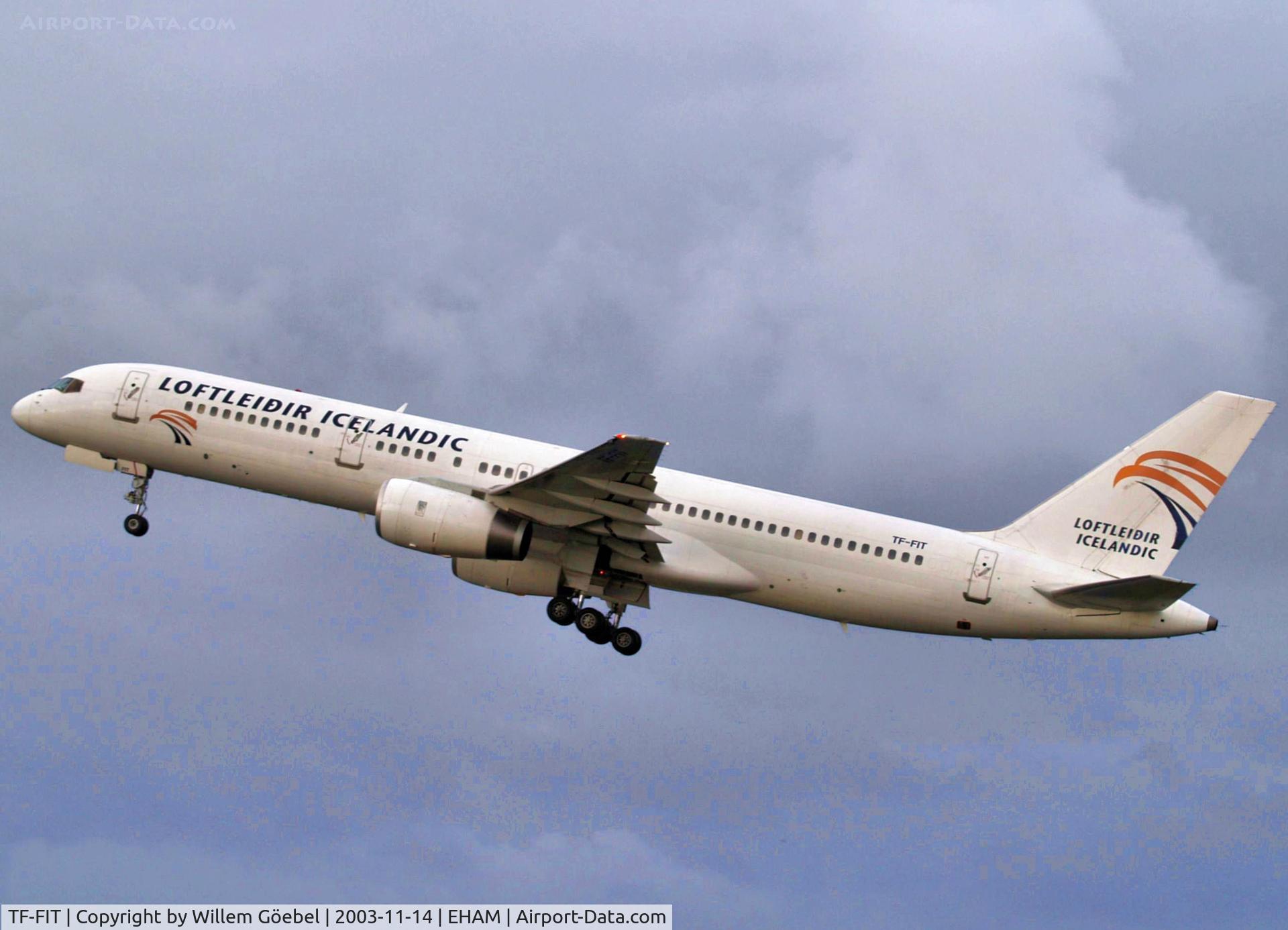 TF-FIT, 1994 Boeing 757-256 C/N 26244, Take off from runway 24 of Schiphol Airport
