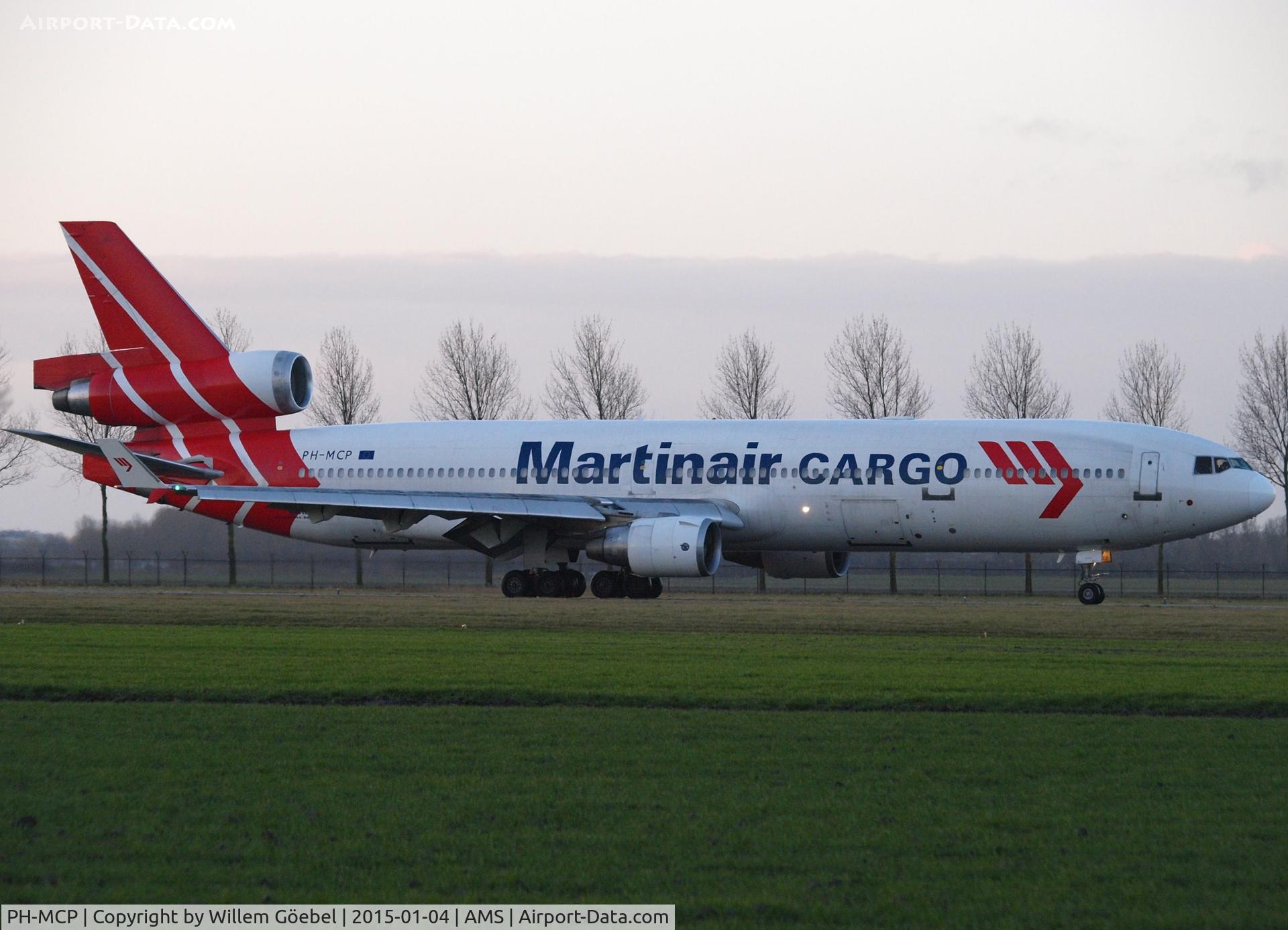 PH-MCP, 1994 McDonnell Douglas MD-11F C/N 48616, Taxi to runway 36L of Schiphol Airport