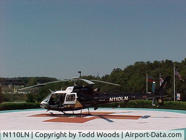 N110LN, 1994 Eurocopter AS-350B-2 Ecureuil Ecureuil C/N 2828, LifeNet 2-3 when based at Freeman West Hospital Joplin, MO in 2002