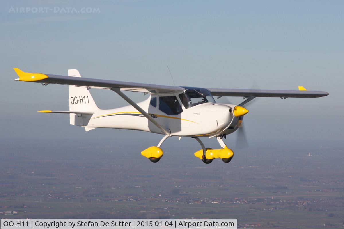 OO-H11, 2012 B & F Technik FK-9 ELA C/N 469, In formation with G-NETY.