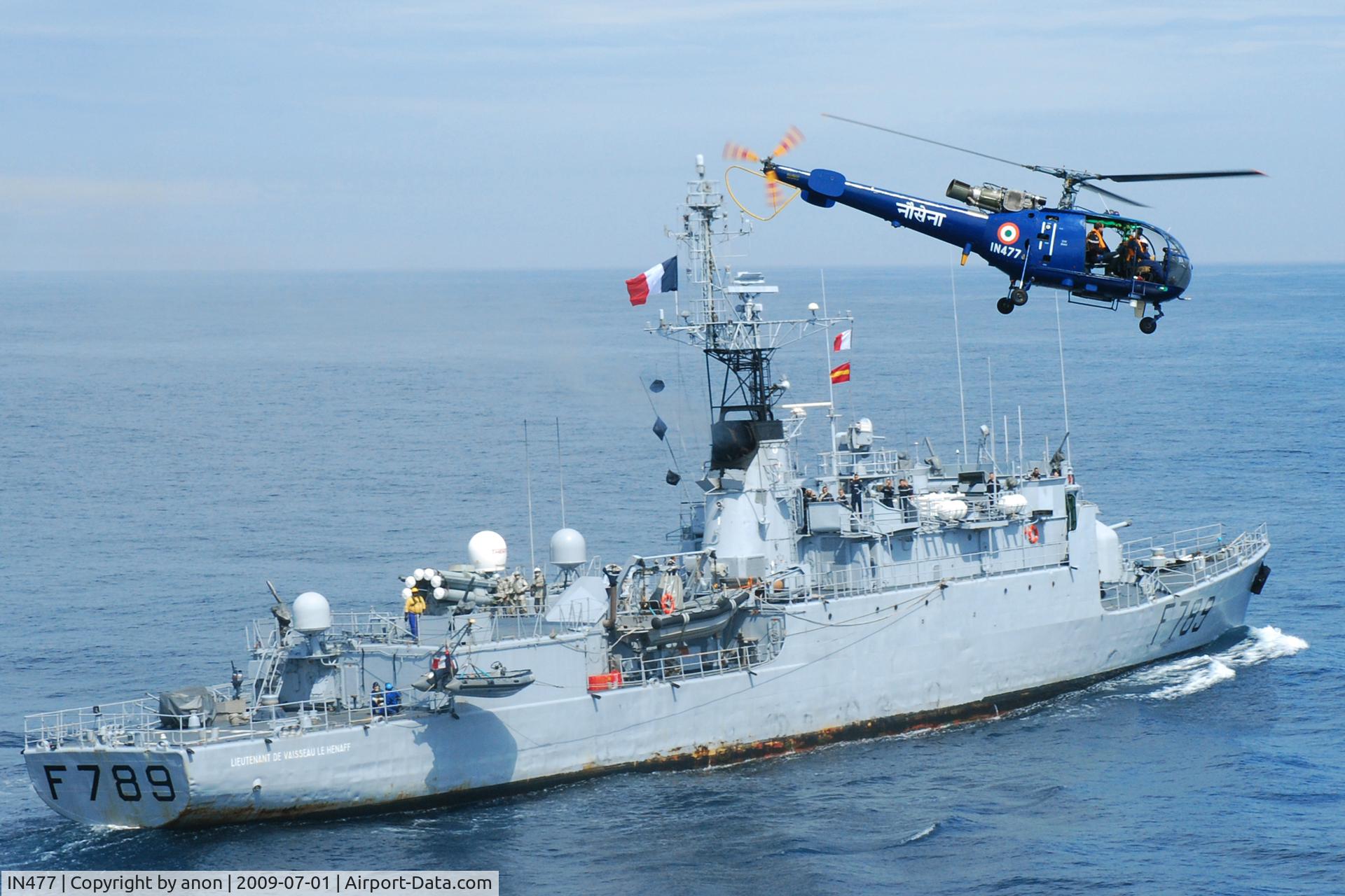 IN477, Hindustan SA-316B Chetak C/N AH292, indian naval IN477