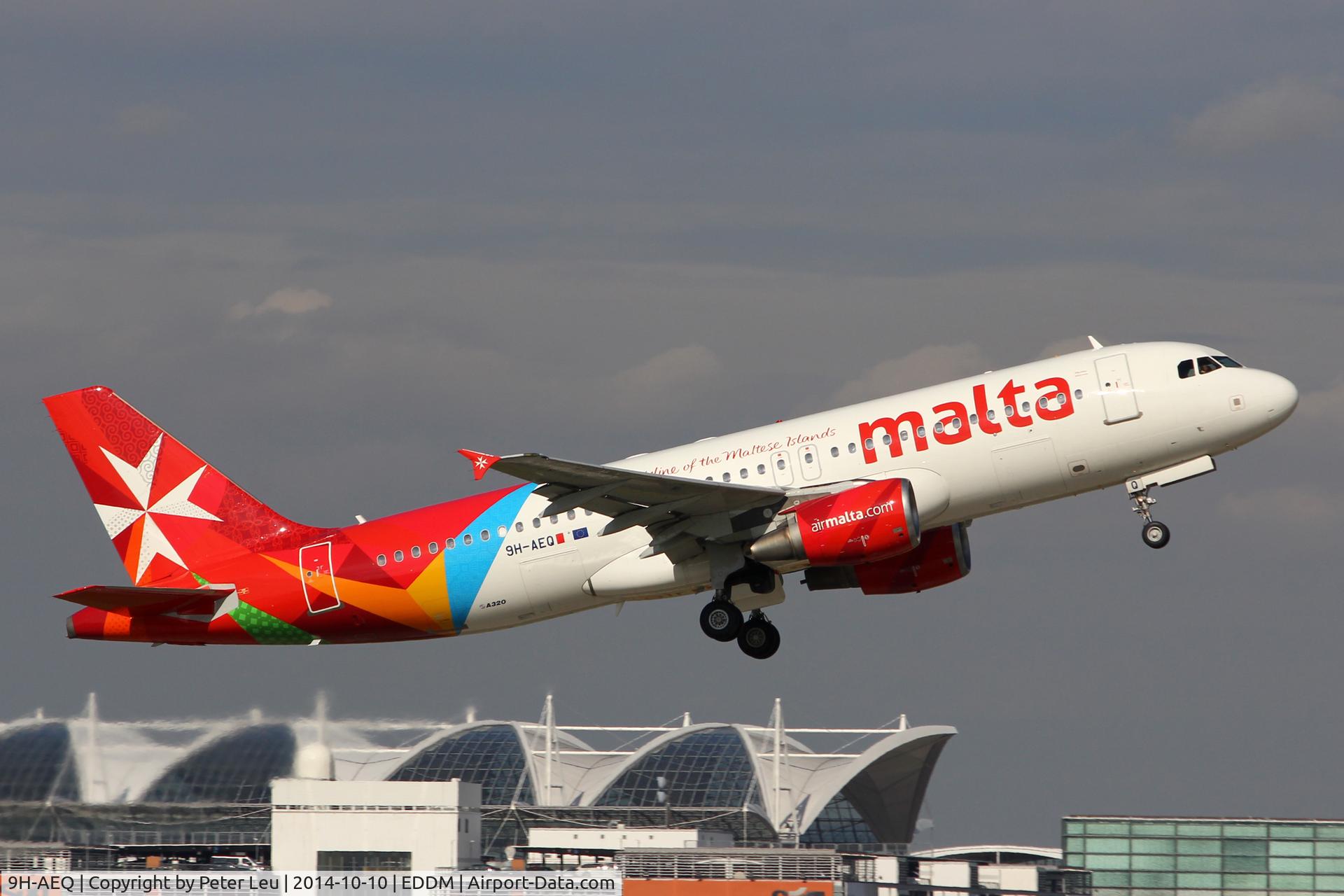 9H-AEQ, 2007 Airbus A320-214 C/N 3068, Starting to Malta Island