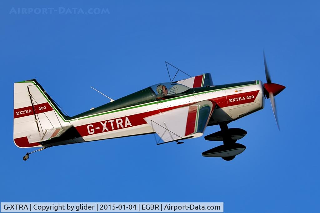 G-XTRA, 1987 Extra EA-230 C/N 12A, Spirited flypast