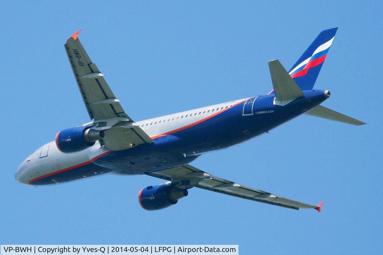 VP-BWH, 2003 Airbus A320-214 C/N 2151, Aeroflot Airbus 320-214, Take off rwy 27L, Roissy Charles De Gaulle airport (LFPG-CDG)