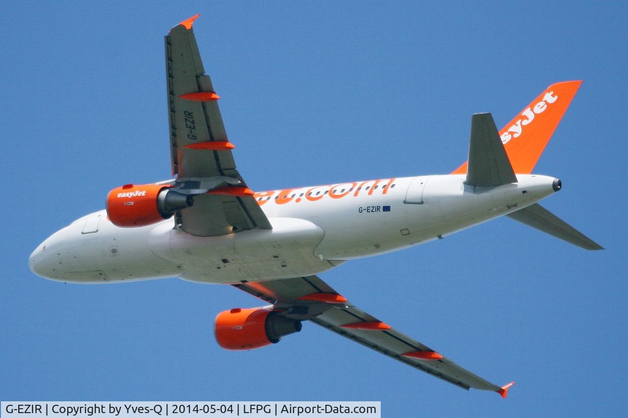 G-EZIR, 2005 Airbus A319-111 C/N 2527, Airbus A319-111, Take off rwy 27L, Roissy Charles De Gaulle airport (LFPG-CDG)