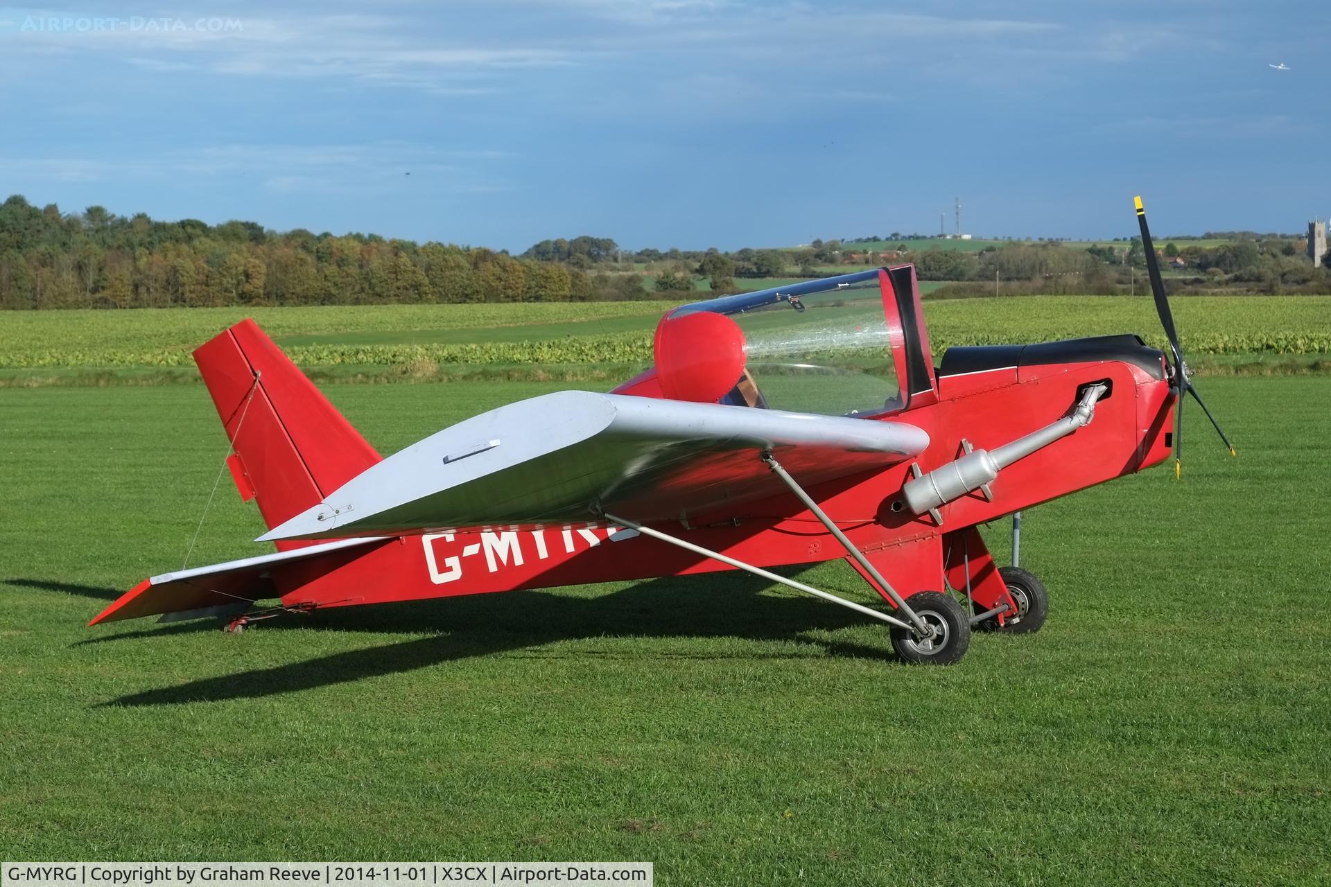 G-MYRG, 1998 Team Mini-Max C/N PFA 186-11891, Parked at Northrepps.