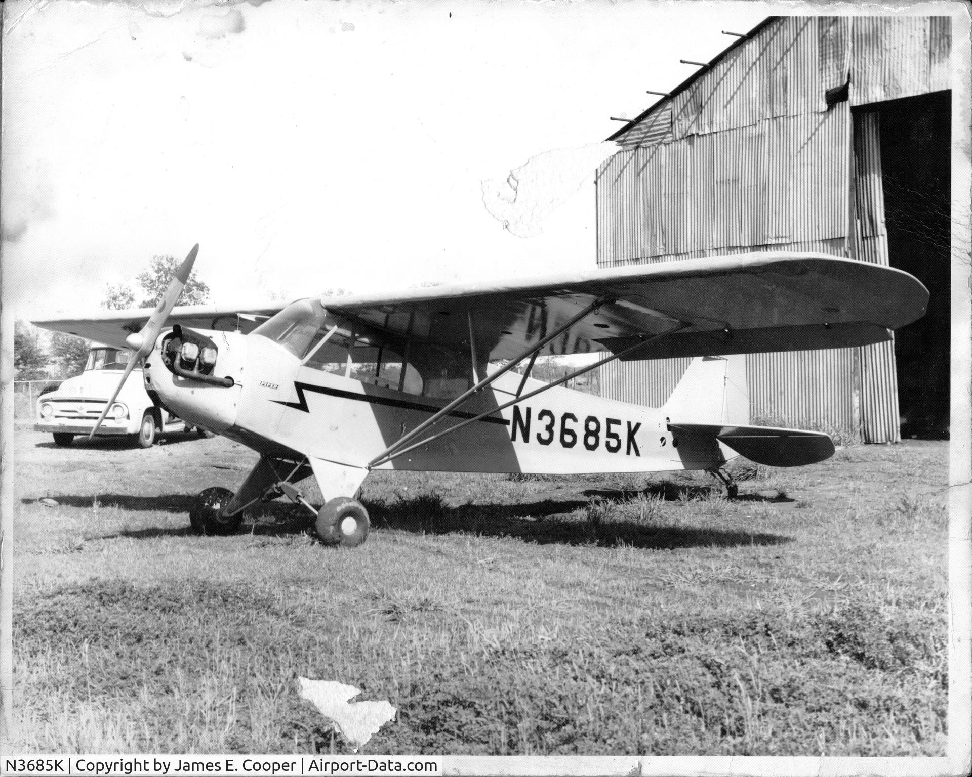N3685K, 1946 Piper J3C-65 Cub C/N 22376, This was my Dad's J3 back in 1961.  The picture was taken at the Swann Lake airfield, in Bossier City, LA.