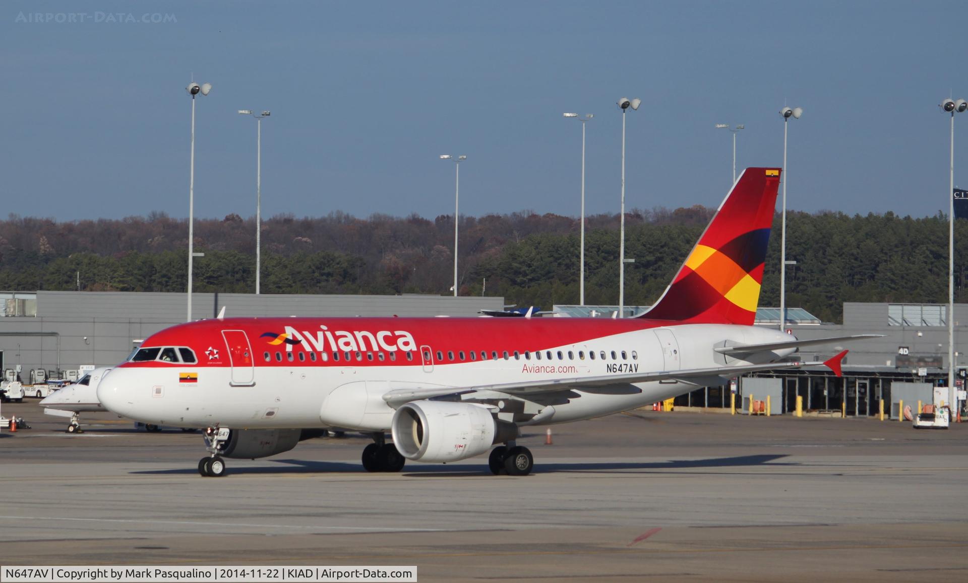 N647AV, 2008 Airbus A319-115 C/N 3647, Airbus A319