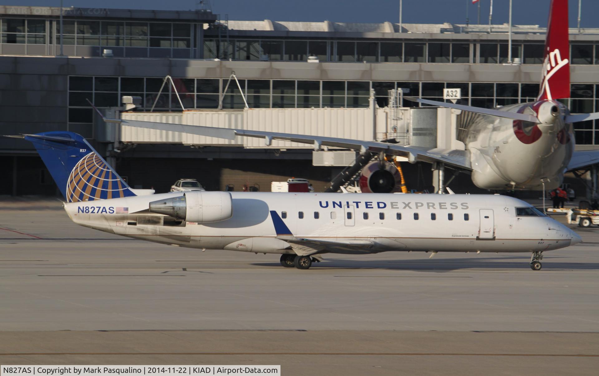 N827AS, 1997 Canadair CRJ-200ER (CL-600-2B19) C/N 7212, CL-600-2B19