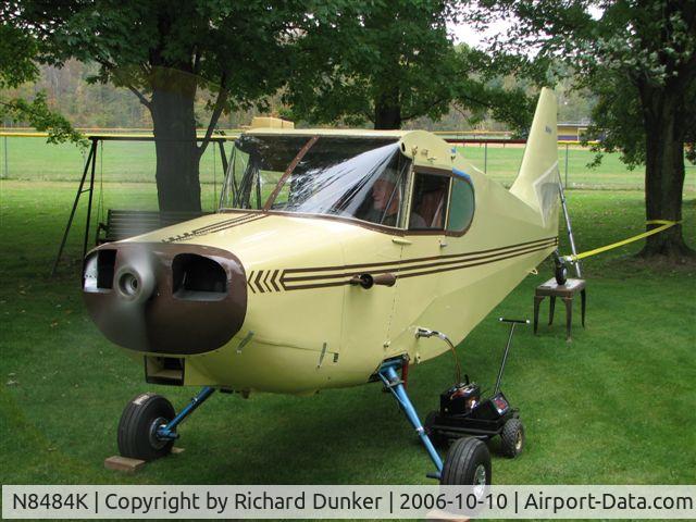 N8484K, 1946 Universal Stinson 108-1 C/N 108-1484, After complete rebuild/overhaul and before attaching the wings.