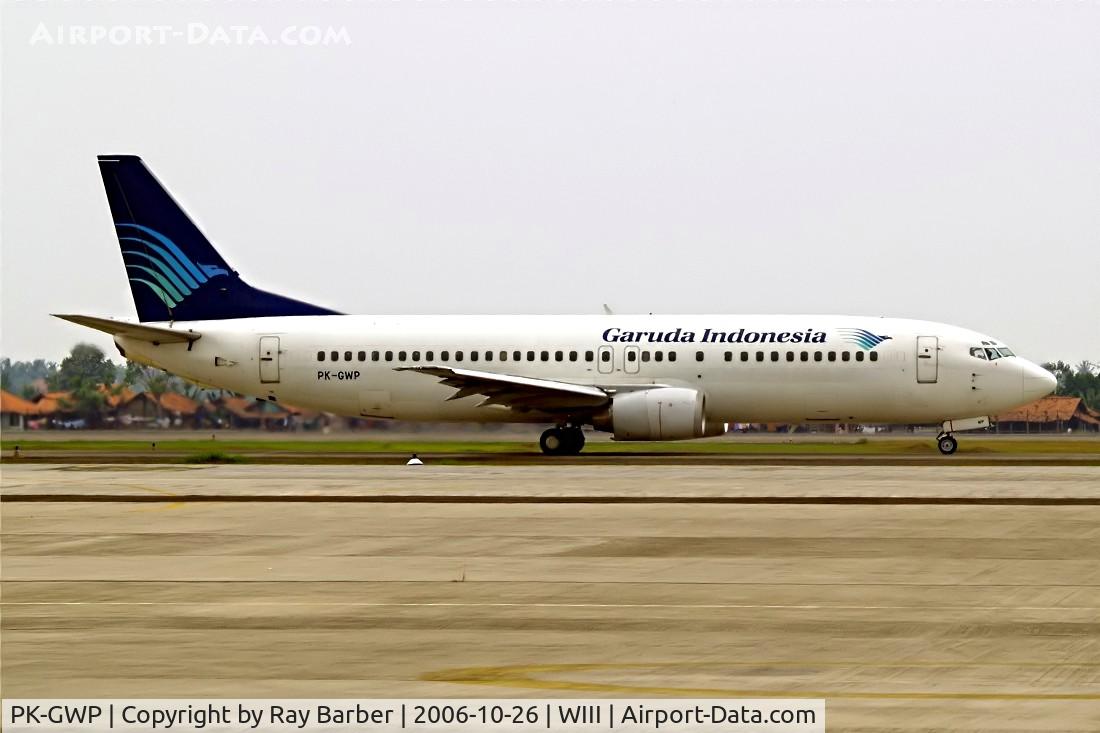 PK-GWP, 1993 Boeing 737-4U3 C/N 25718 LN:2548, Boeing 737-4U3 [25718] (Garuda) Jakarta-Soekarno Hatta Int~PK 26/10/2006