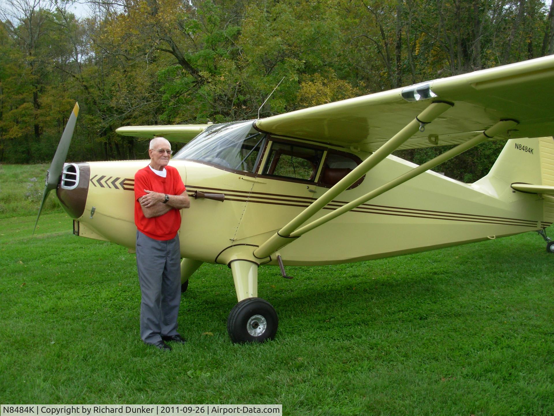 N8484K, 1946 Universal Stinson 108-1 C/N 108-1484, Completed and sold to new owner.