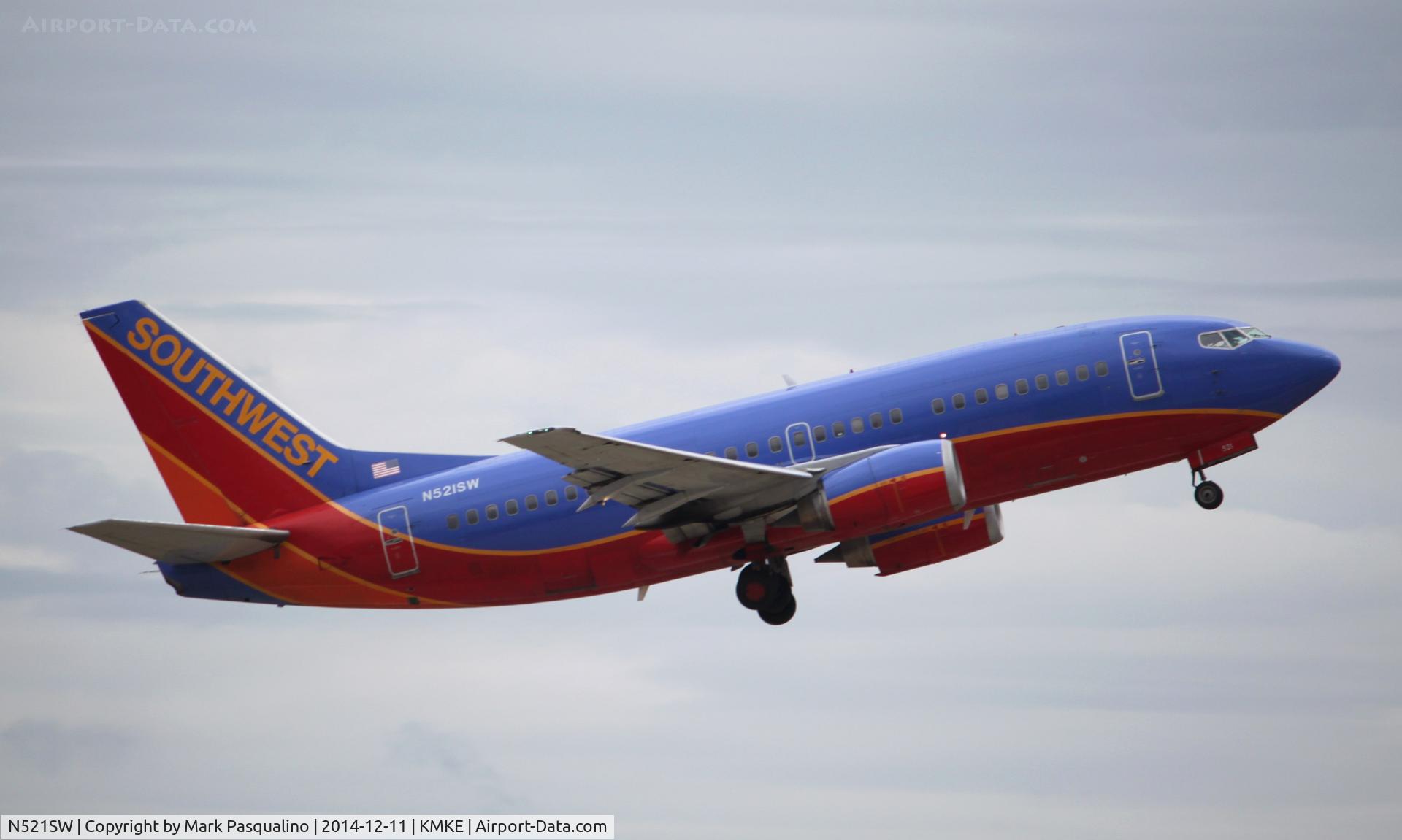 N521SW, 1991 Boeing 737-5H4 C/N 25320, Boeing 737-500