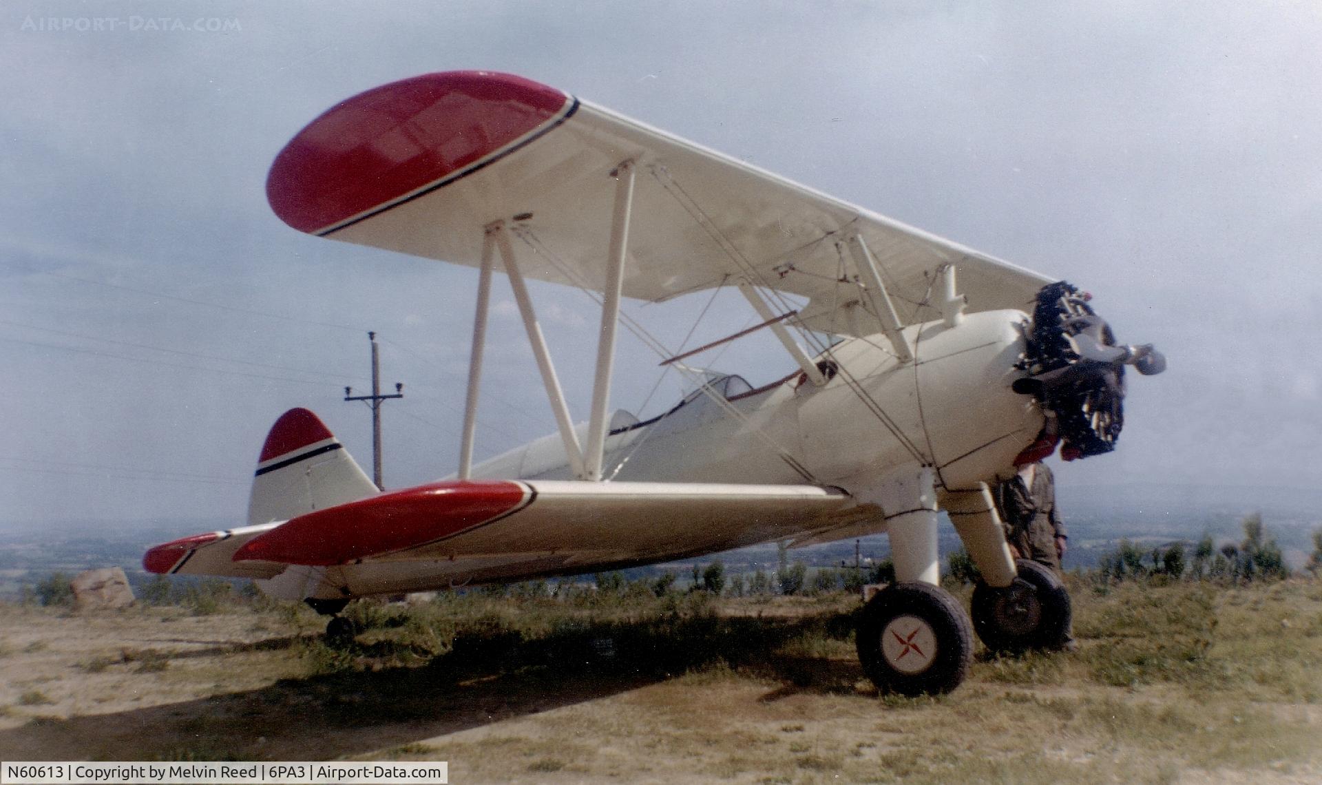 N60613, 1937 Boeing A75 C/N 75-088, Never a Duster