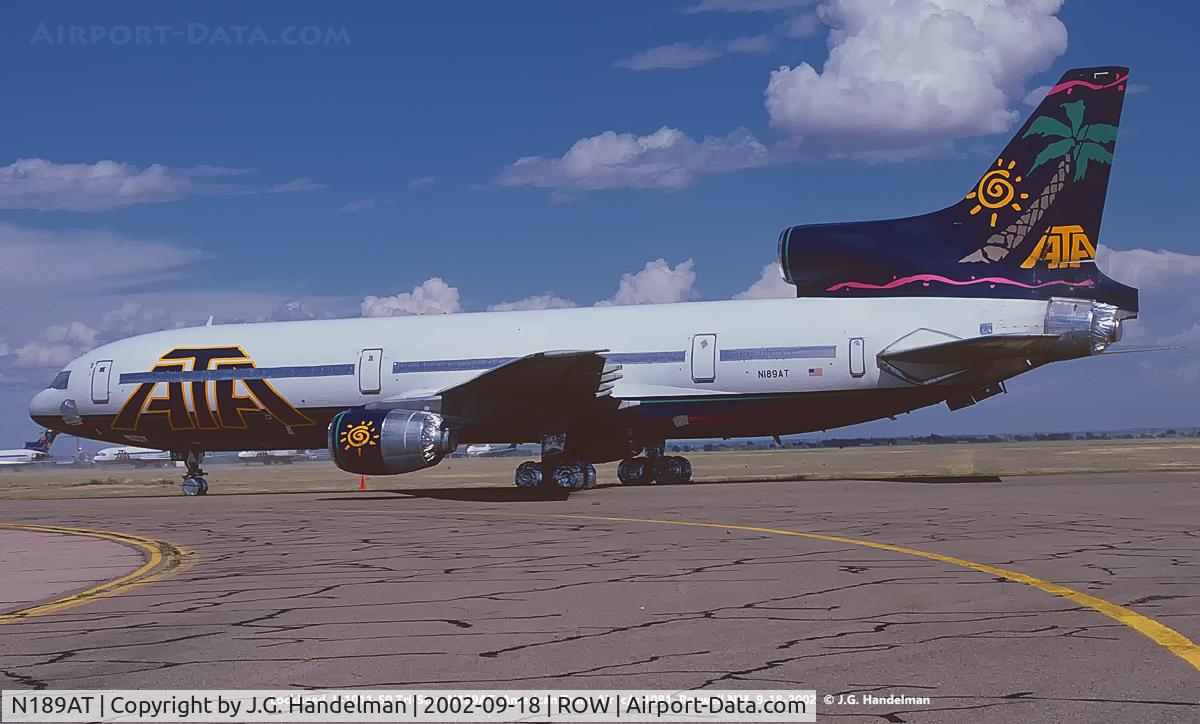 N189AT, 1974 Lockheed L-1011-385-1 TriStar 1 C/N 193C-1081, At Roswell.