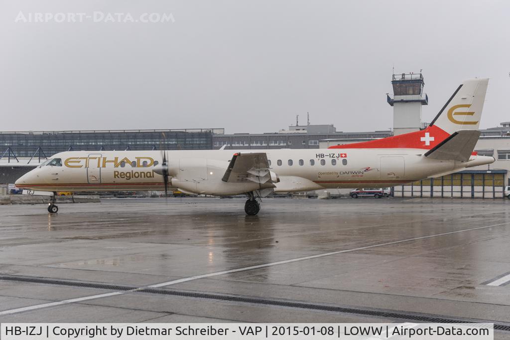 HB-IZJ, 1995 Saab 2000 C/N 2000-015, Etihad Regional Saab 2000