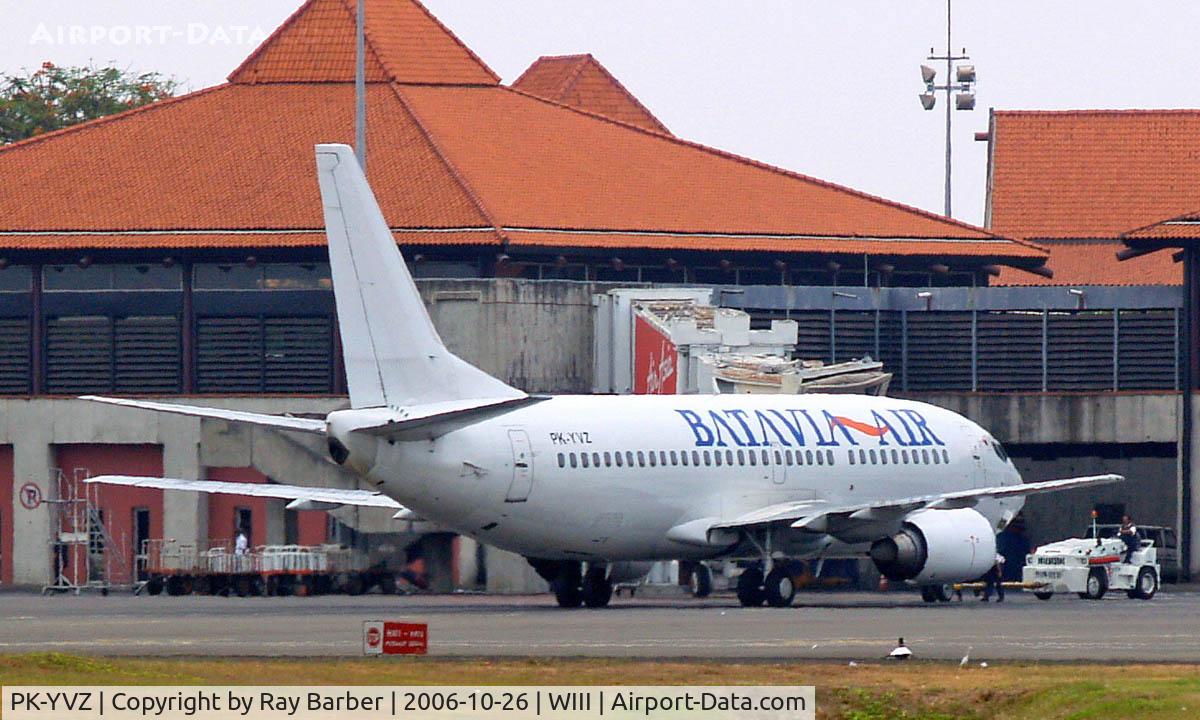 PK-YVZ, 1986 Boeing 737-3B7 C/N 23317, Boeing 737-3B7 [23317] (Batavia Air) Jakarta-Soekarno Hatta Int~PK 26/10/2006