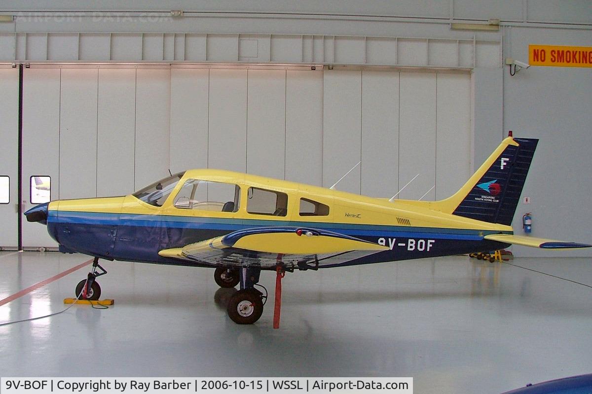 9V-BOF, Piper PA-28-161 Warrior II C/N 2816081, Piper PA-28-161 Warrior II [2816081] (Singapore Youth Flying Club) Seletar~9V 15/10/2006