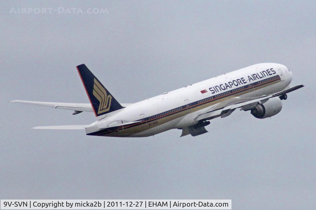 9V-SVN, 2003 Boeing 777-212/ER C/N 30873, Take off