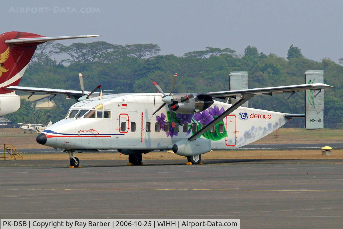 PK-DSB, 1980 Short 330 C/N SH.3056, Shorts SD-330-200 [SH3056] (Deraya Air Taxi) Jakarta-Halim Perdanakusuma Int~PK 25/10/2006
